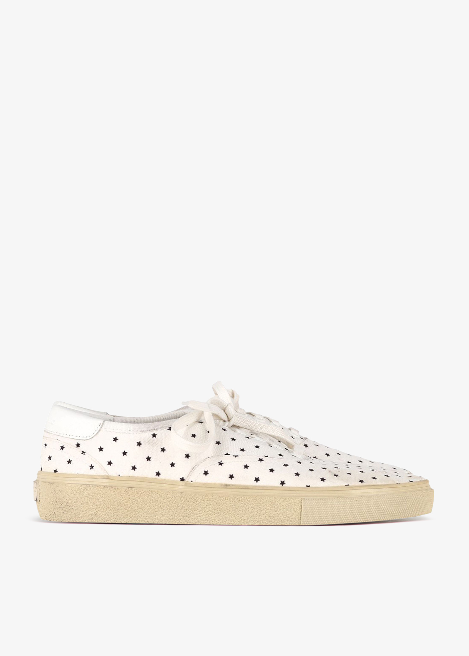 

Star print sneakers, White