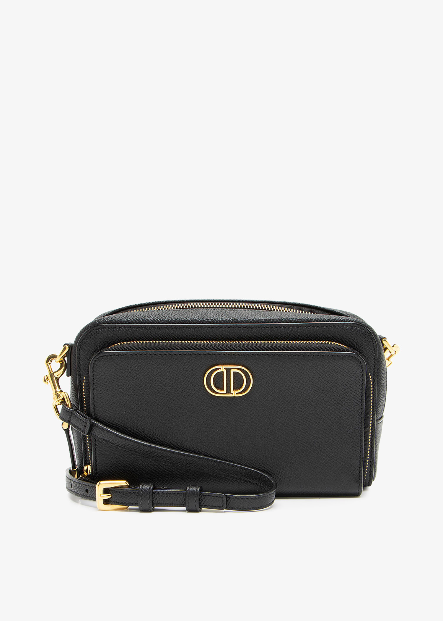 

Caro Double Pouch crossbody bag, Black