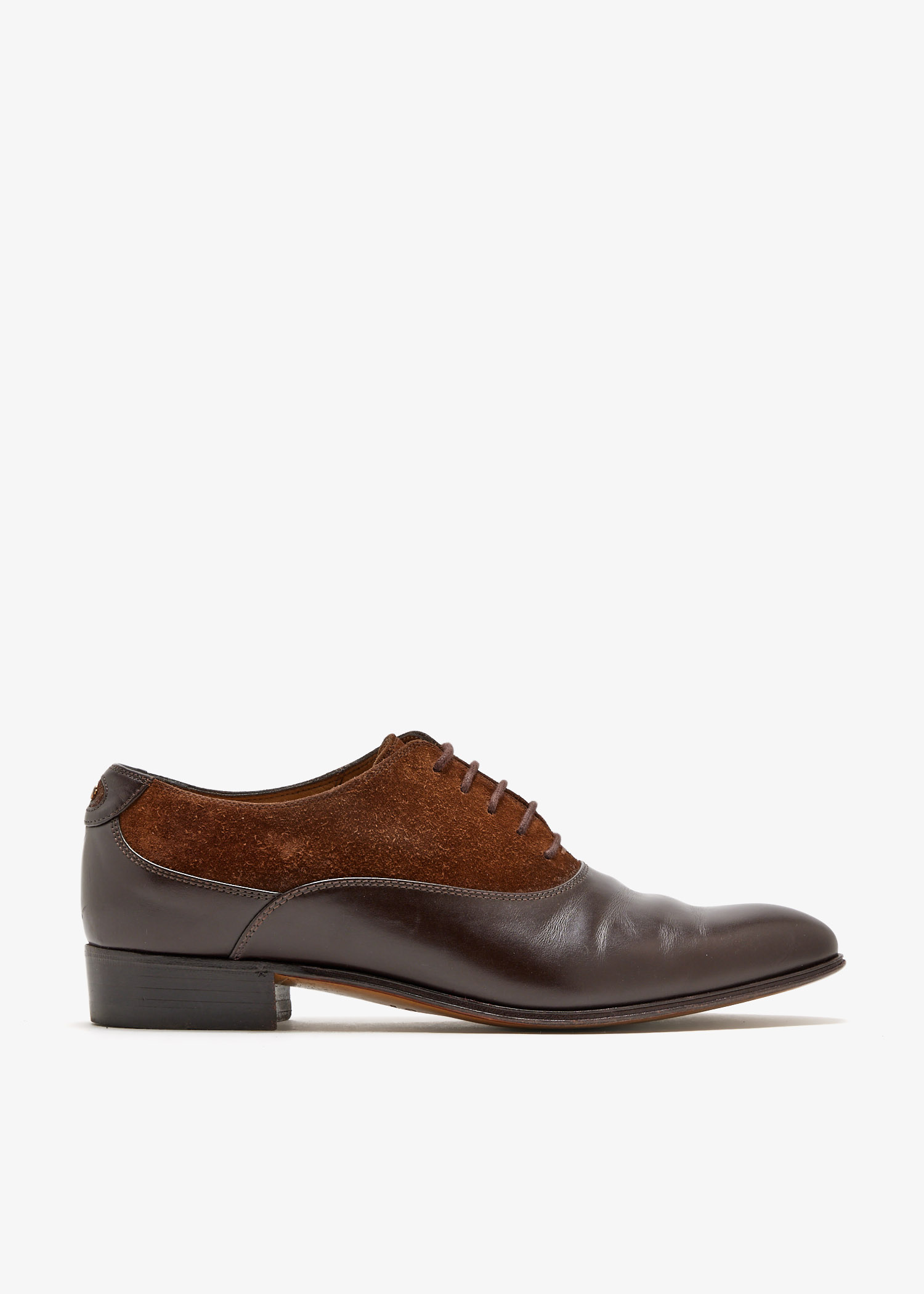

Double G panelled Oxford shoes, Brown