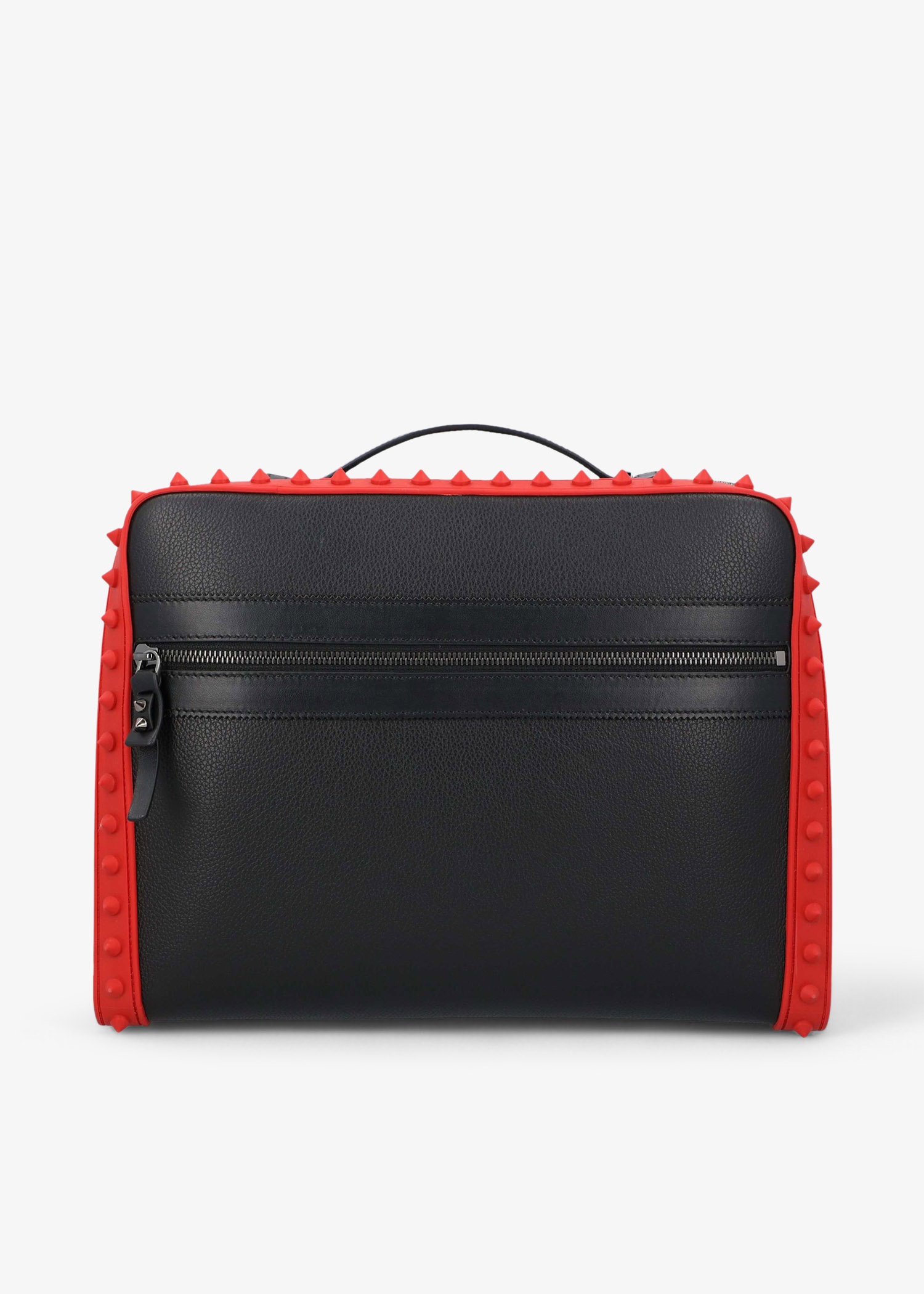 

Leather briefcase, Black