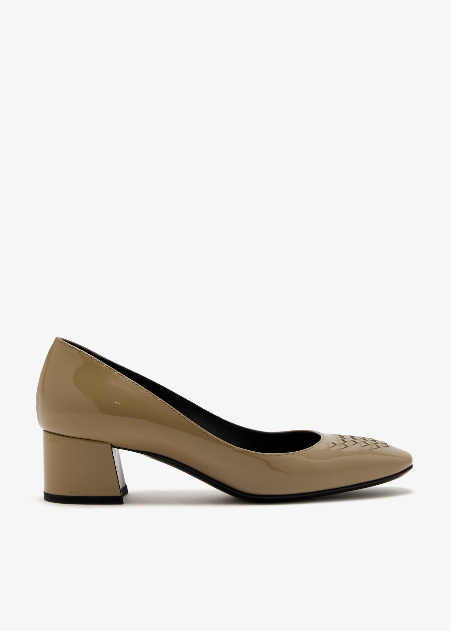 

Intrecciato pumps, Taupe
