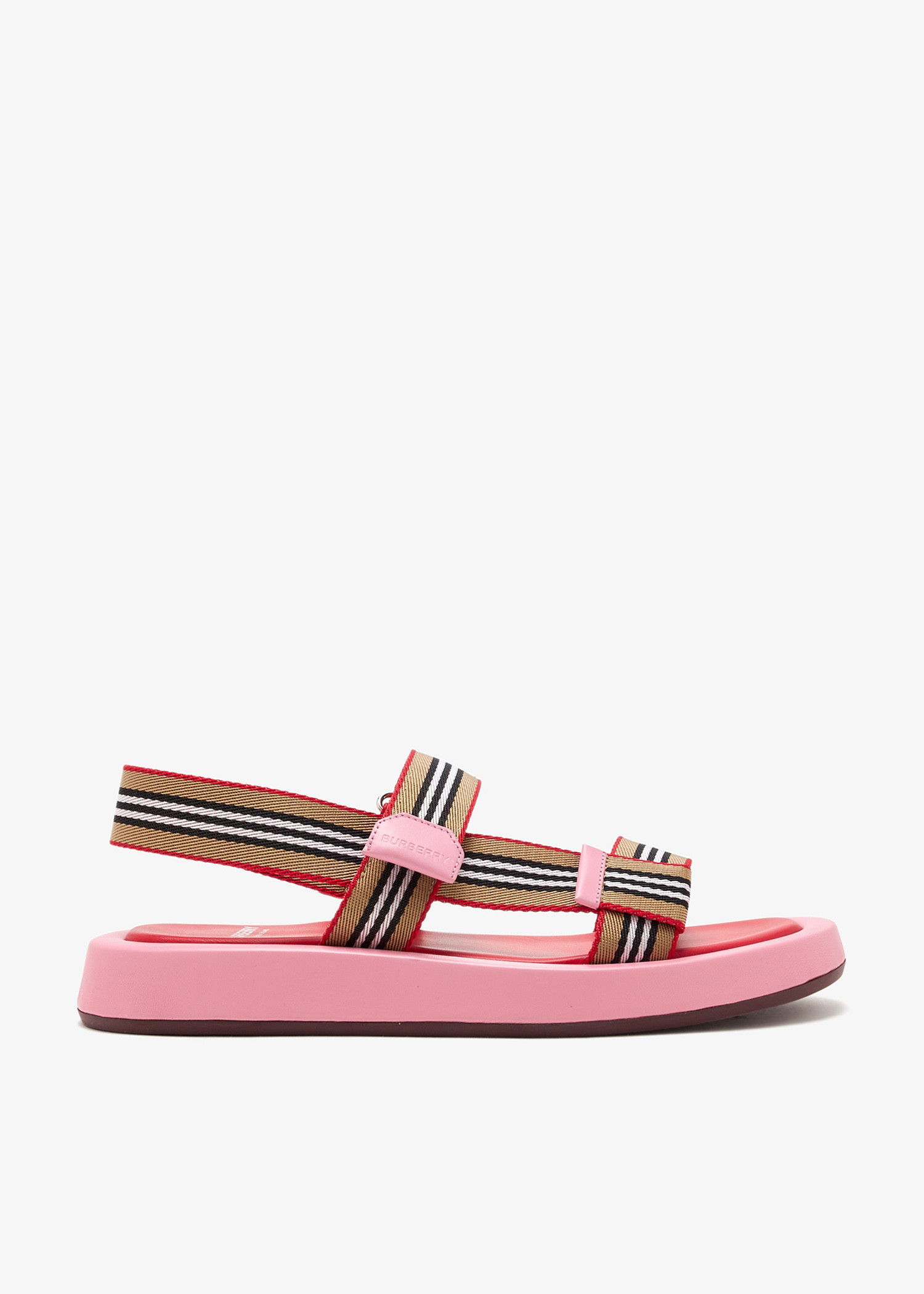 

Icon Stripe sandals, Beige