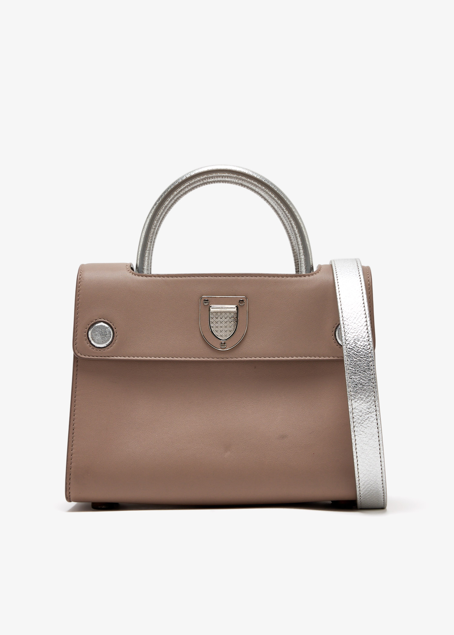 

Diorever mini top-handle bag, Brown