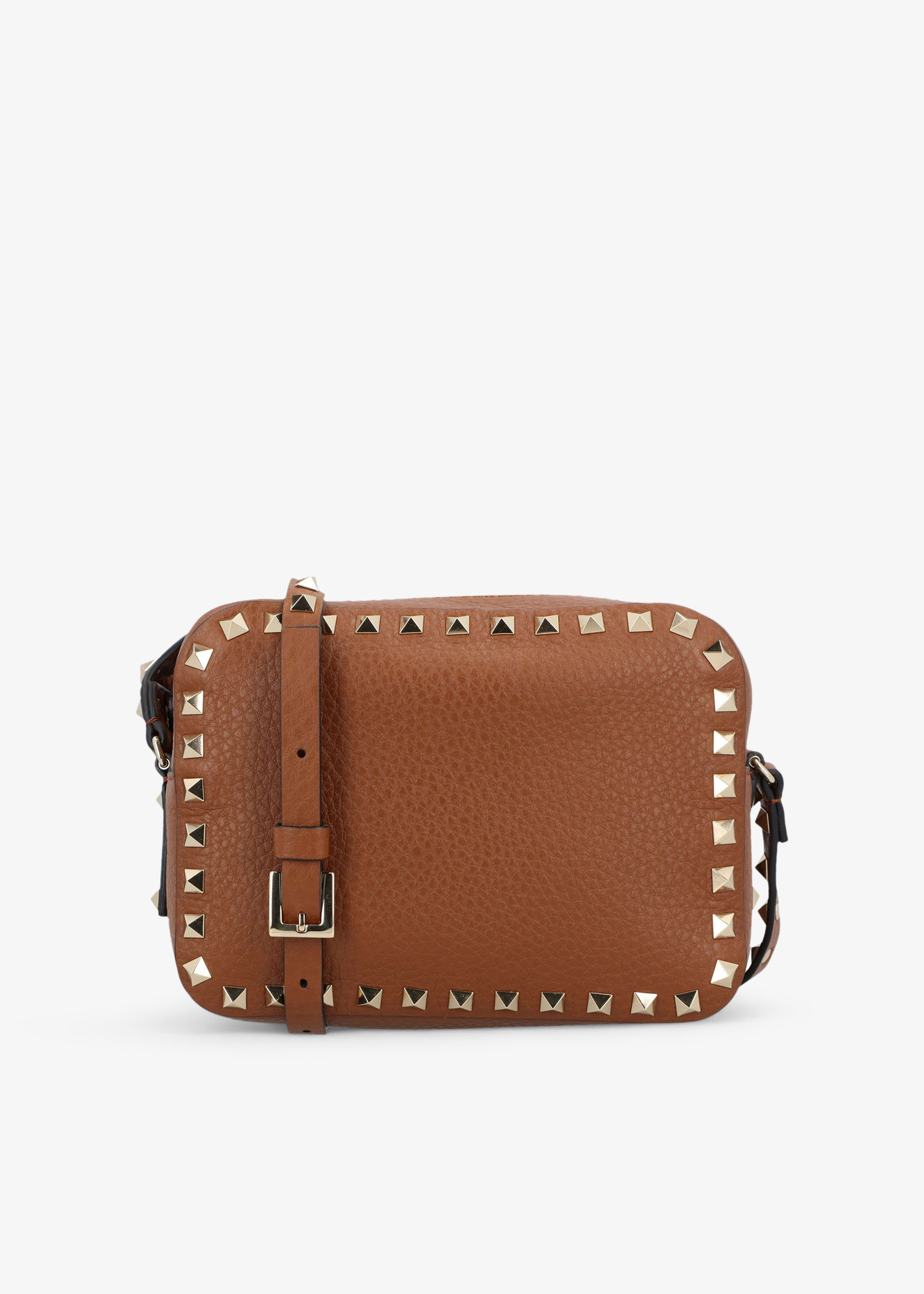 

Rockstud crossbody bag, Brown