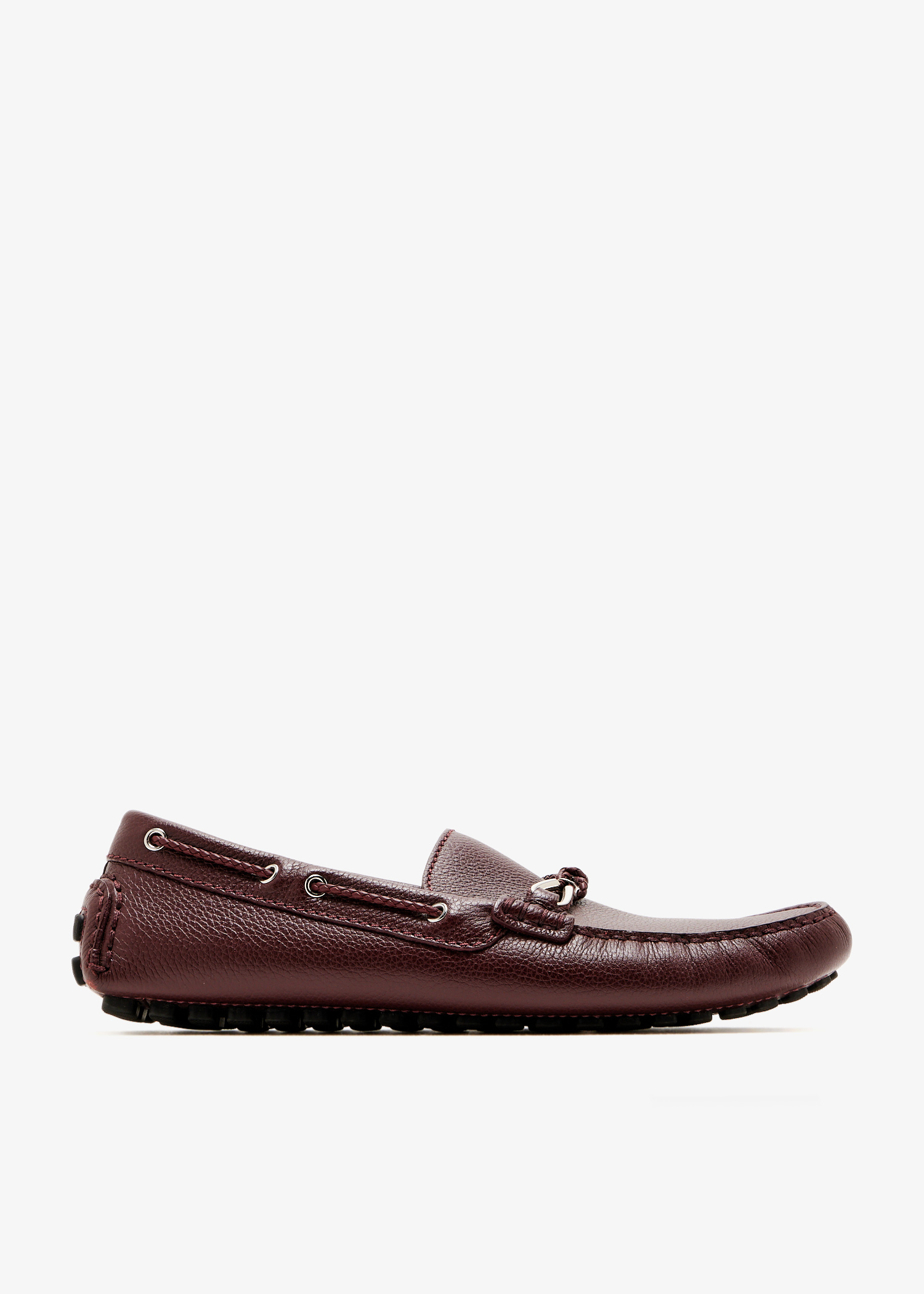 

Braided Knot driving shoes, Burgundy