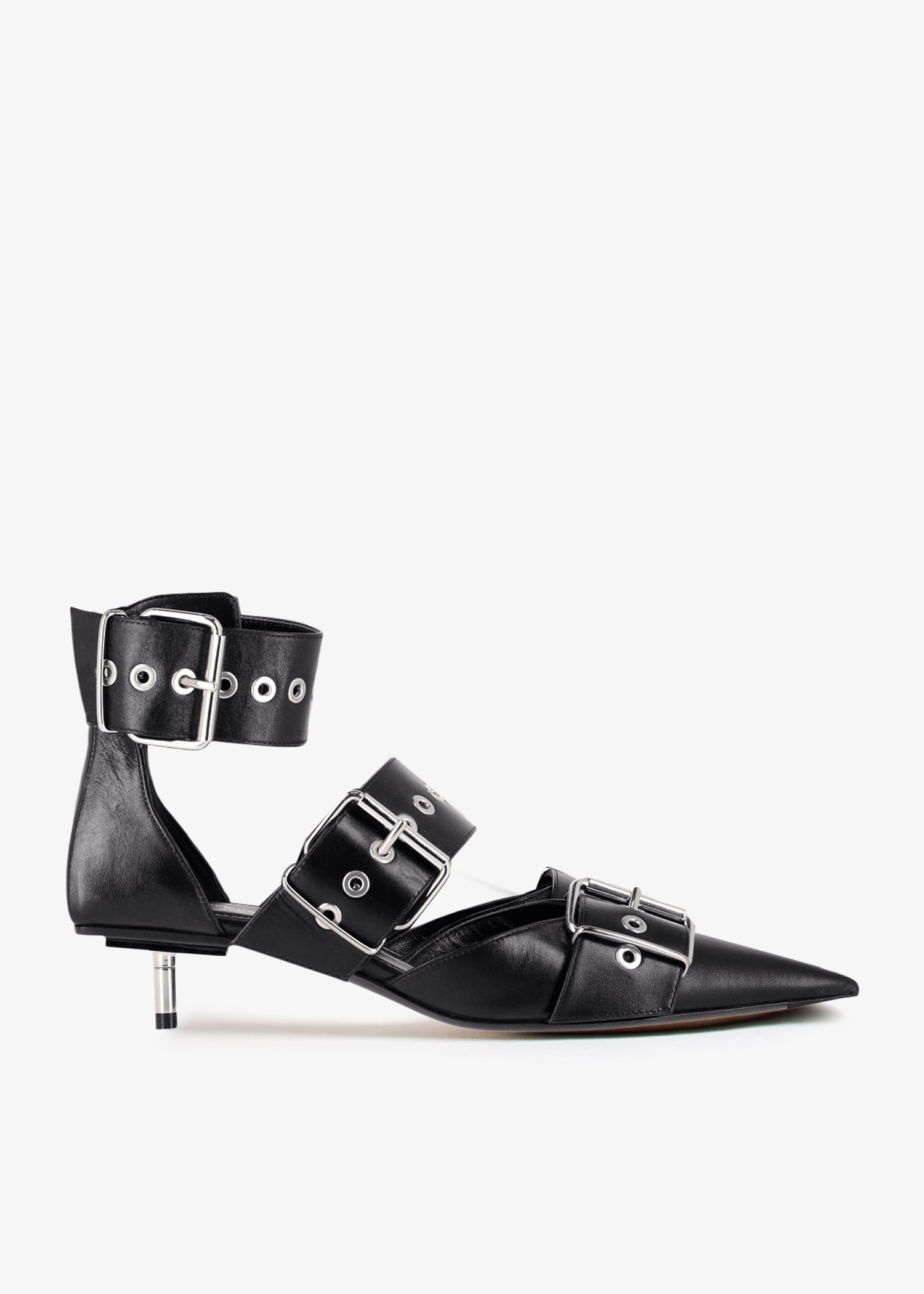 

Belt Buckle pumps, Black