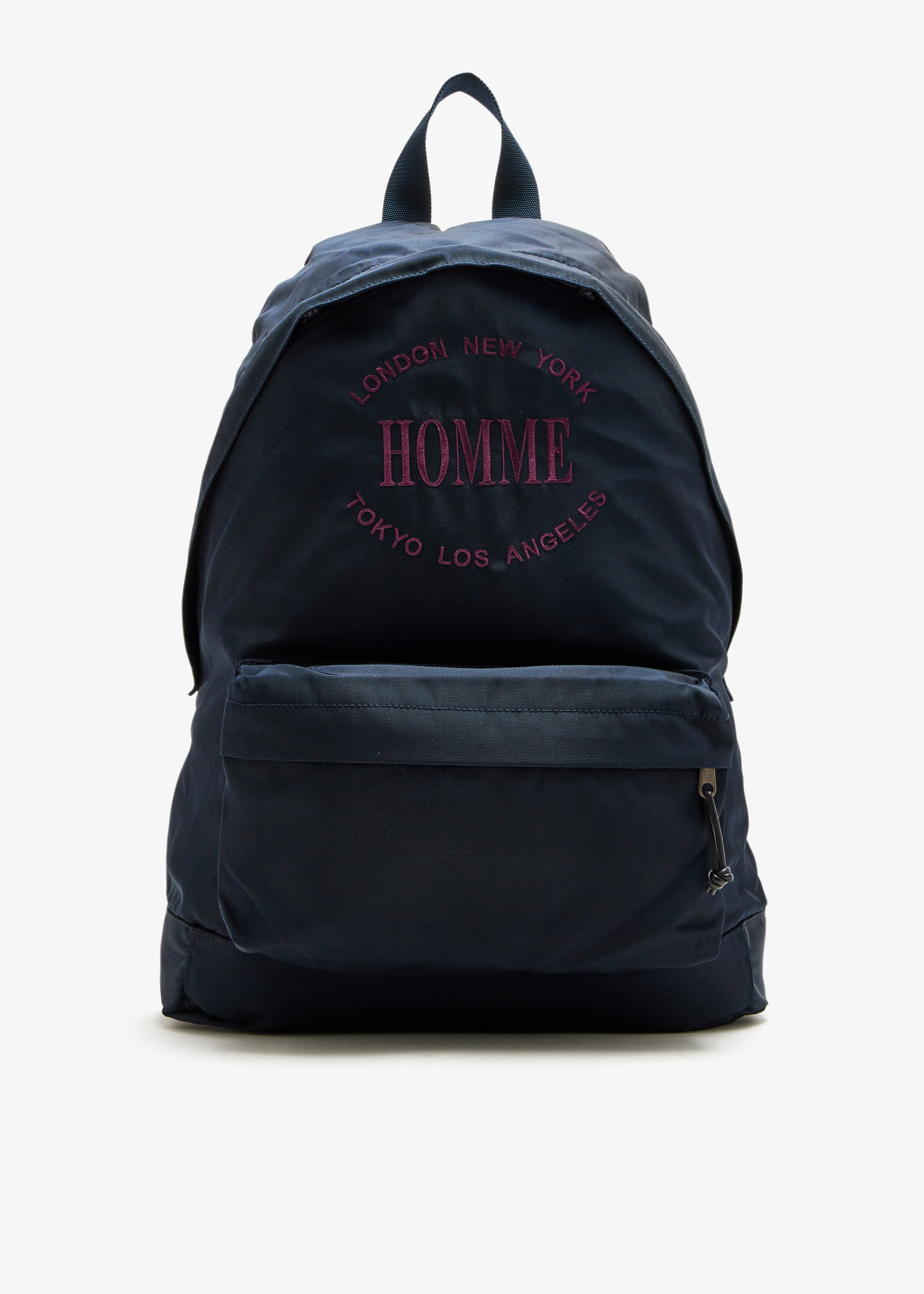 

Explorer embroidered backpack, Navy