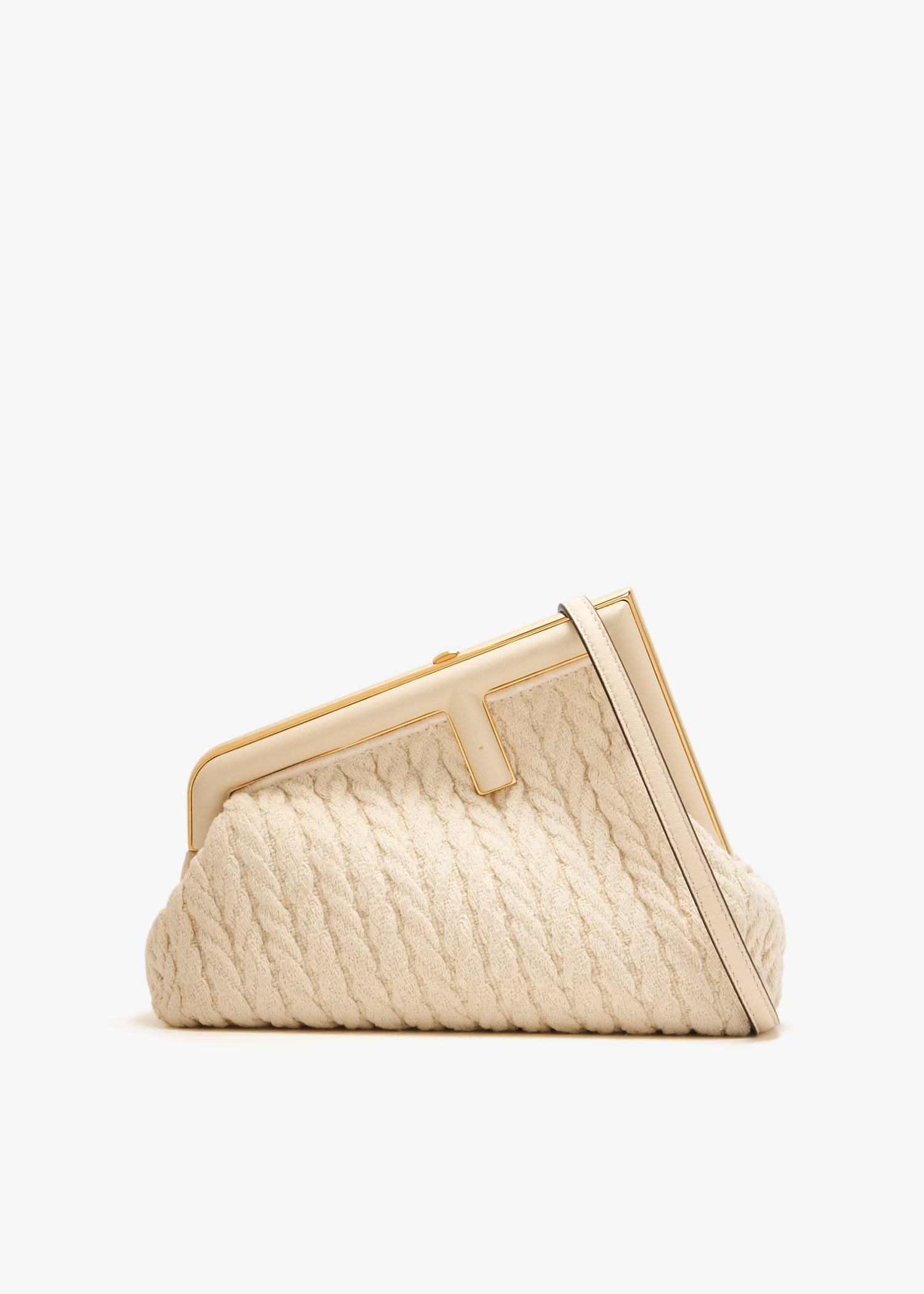 

Fendi First small clutch, Cream