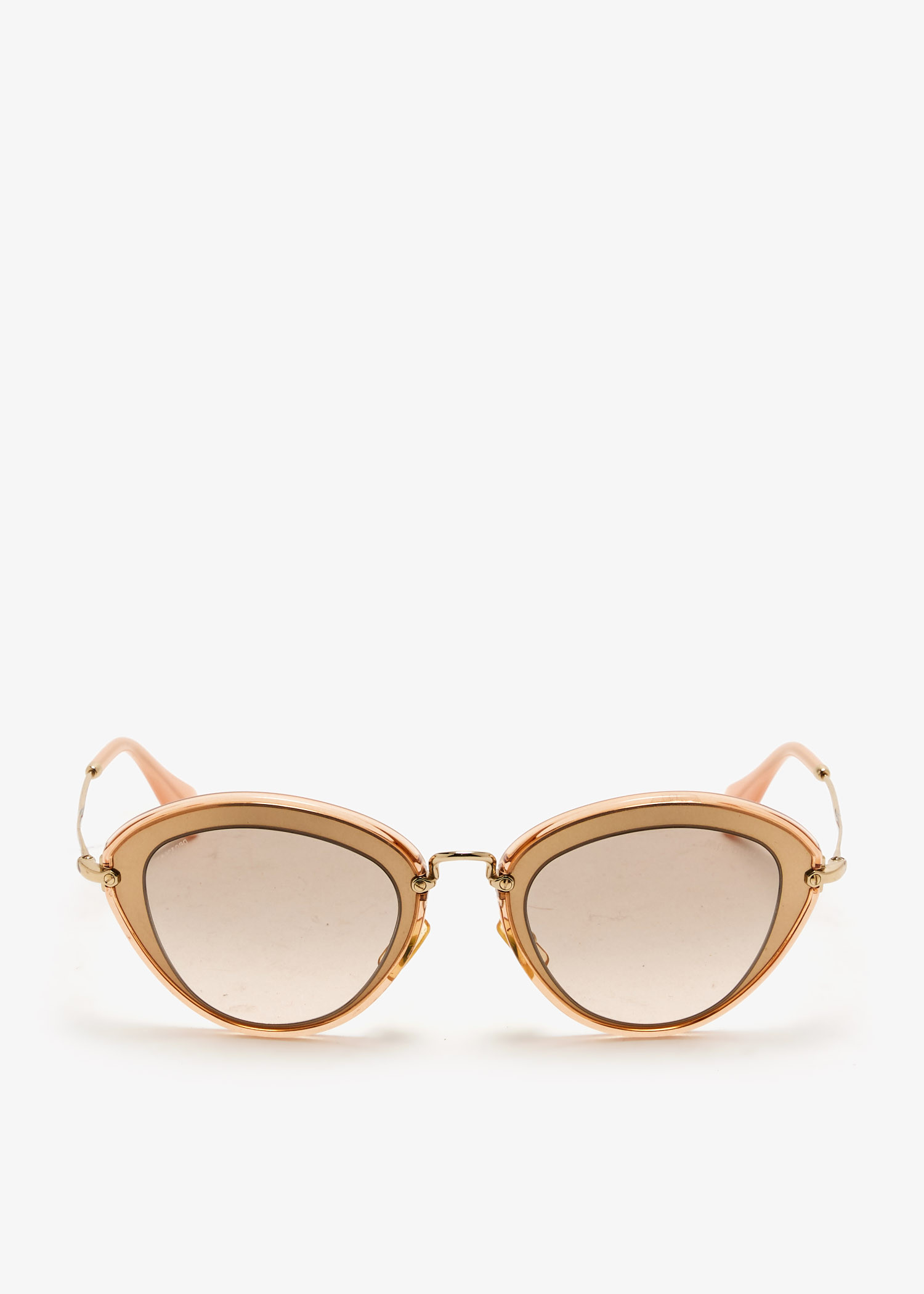 

51RS cat eye sunglasses, Gold