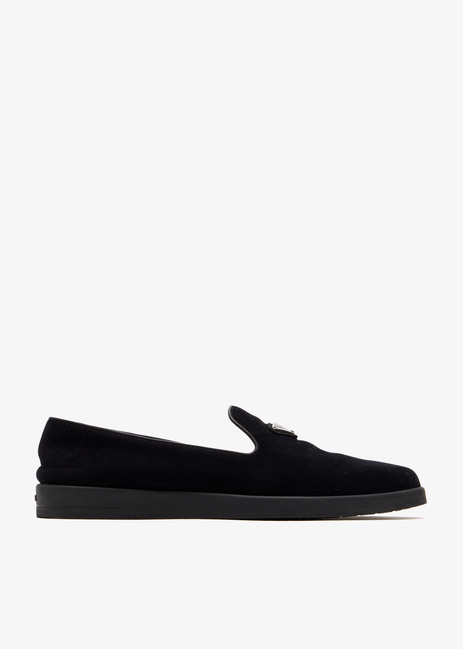 

Suede loafers, Black