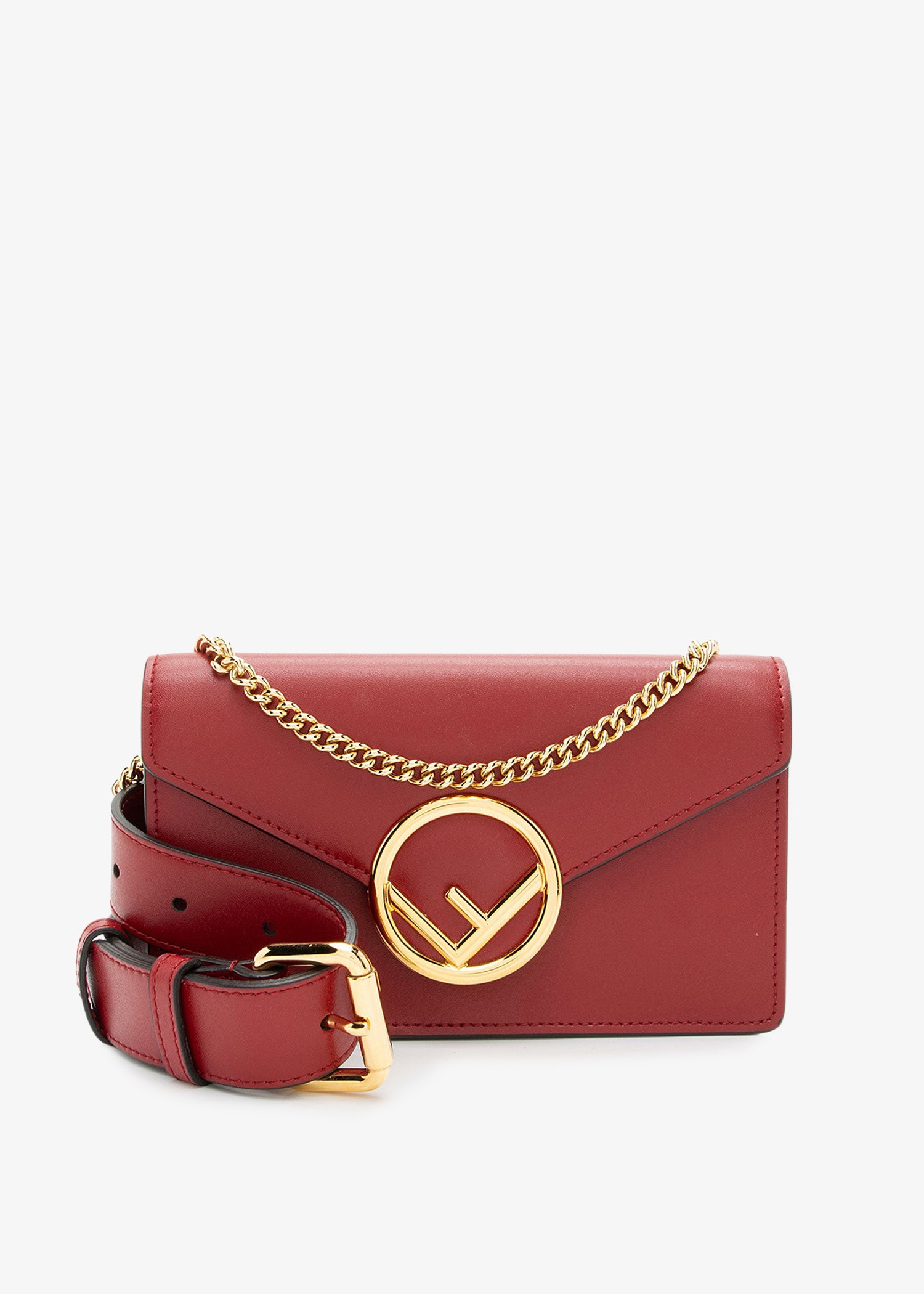 

F is Fendi convertible belt bag, Red