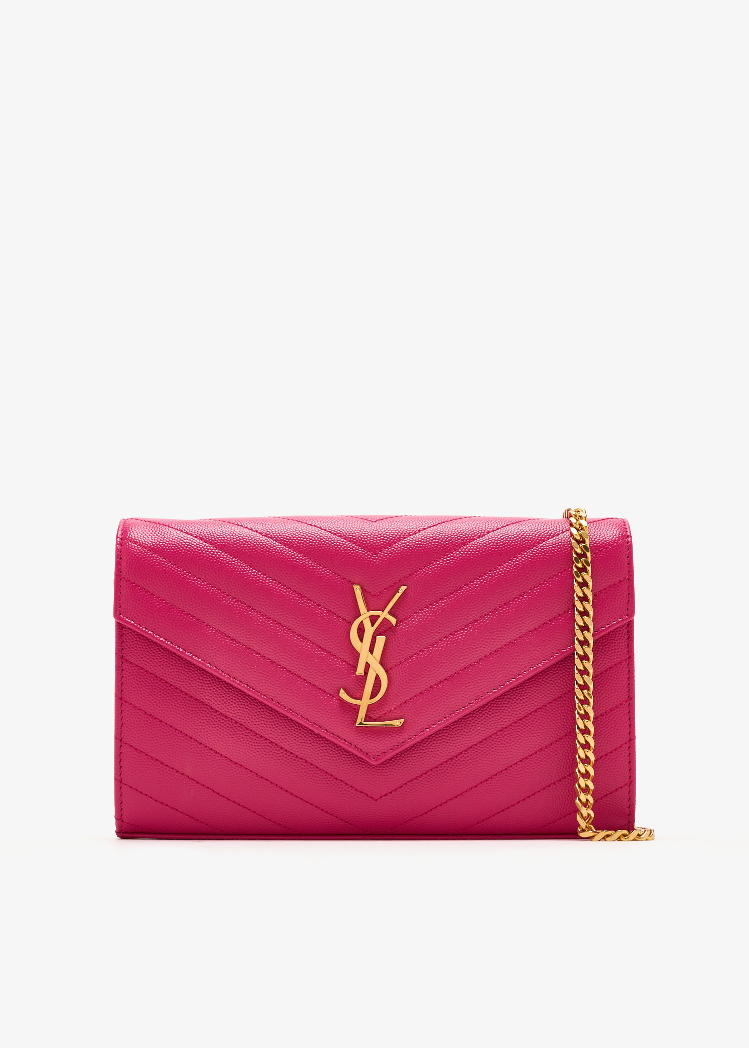 

Envelope chain wallet, Pink