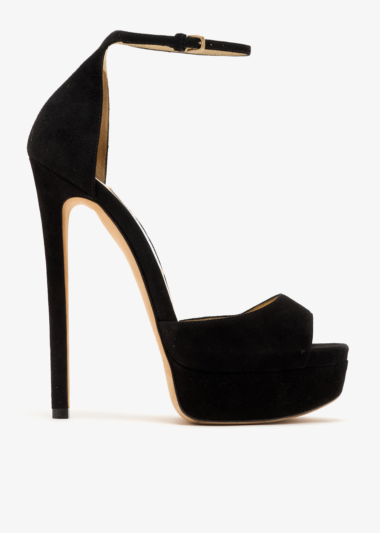 

Max 150 platform sandals, Black