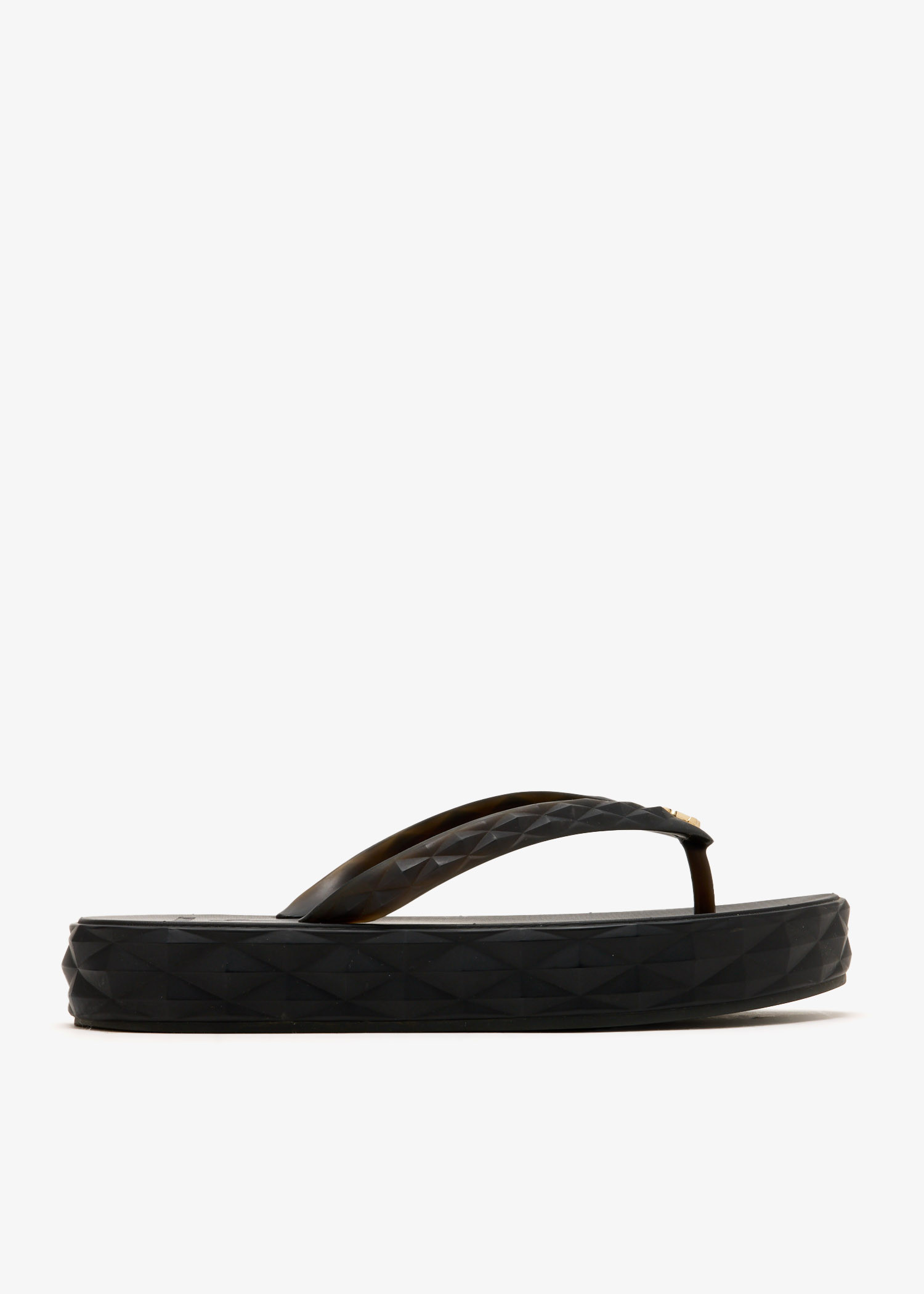 

Diamond flip flops, Black