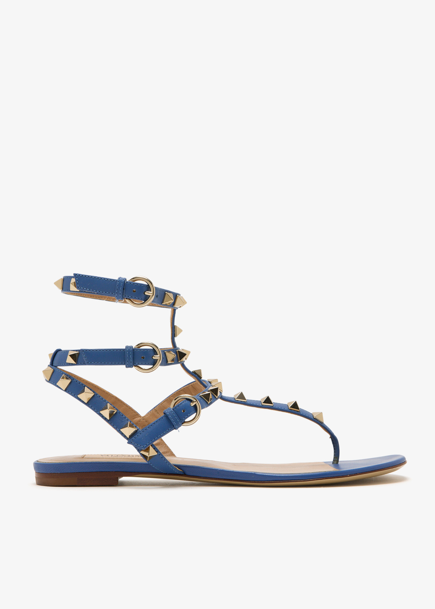 

Rockstud thong sandals, Blue