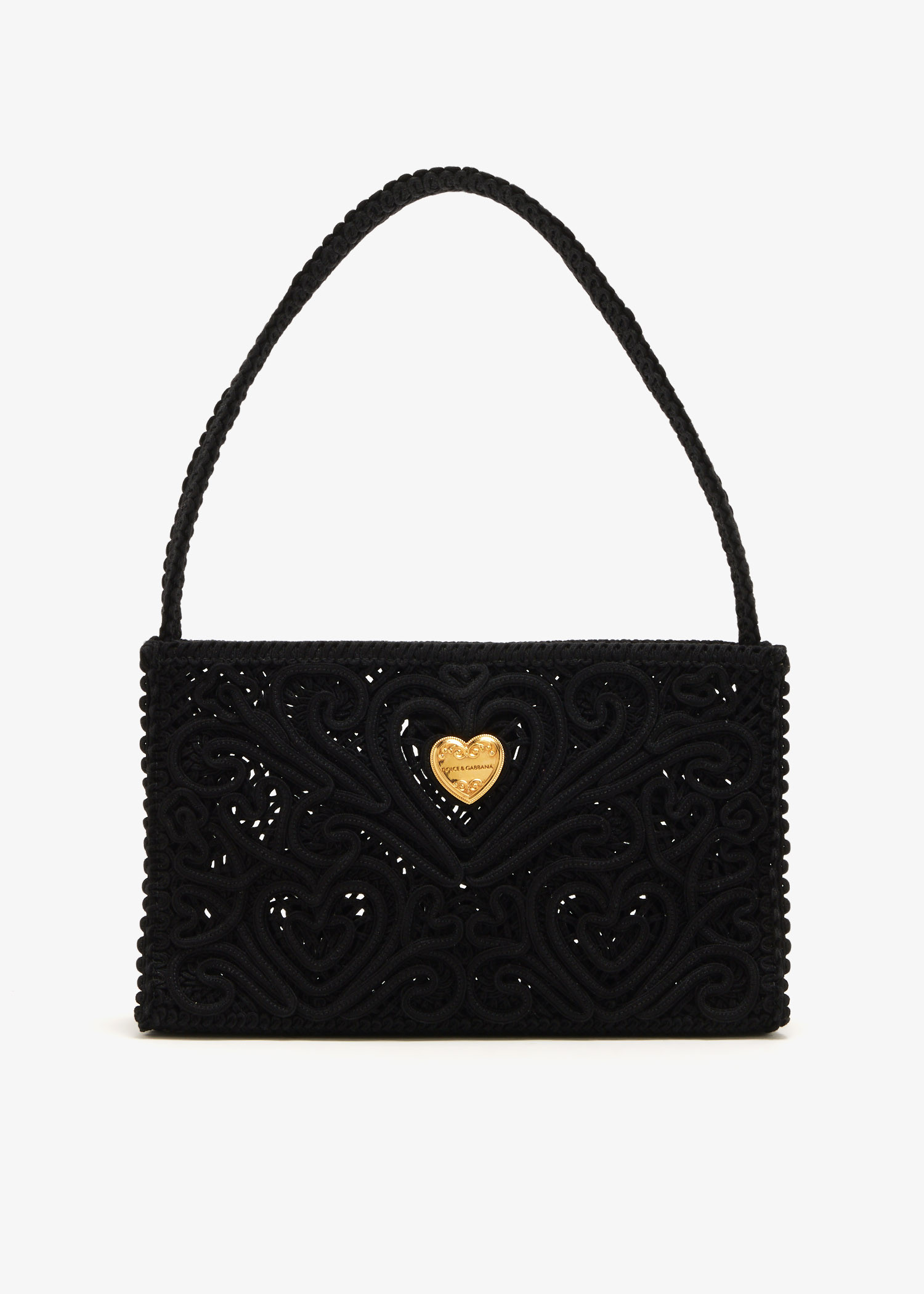 

Cordonetto shoulder bag, Black