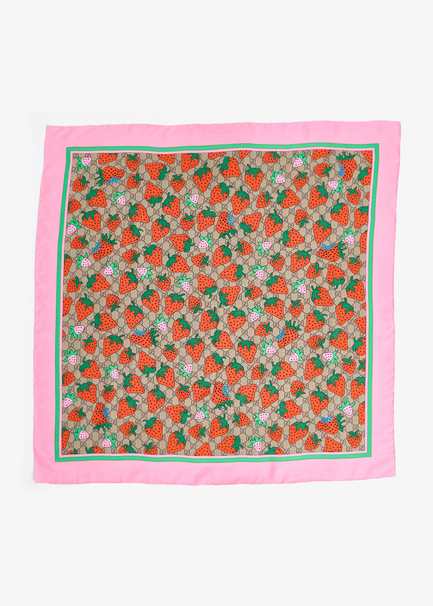 

Tasty Strawberry scarf, Printed
