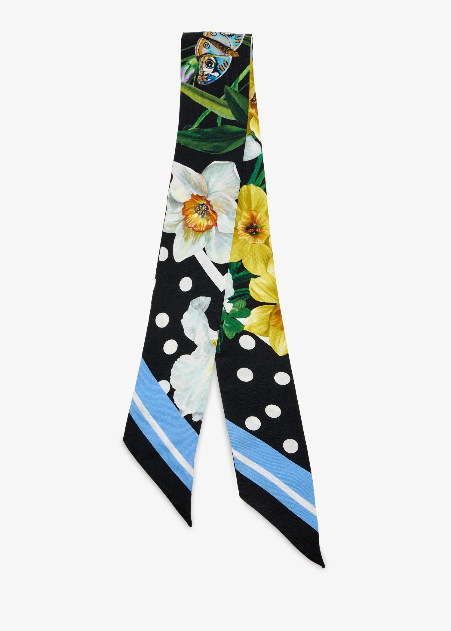 

Floral-Print Twilly scarf, Printed