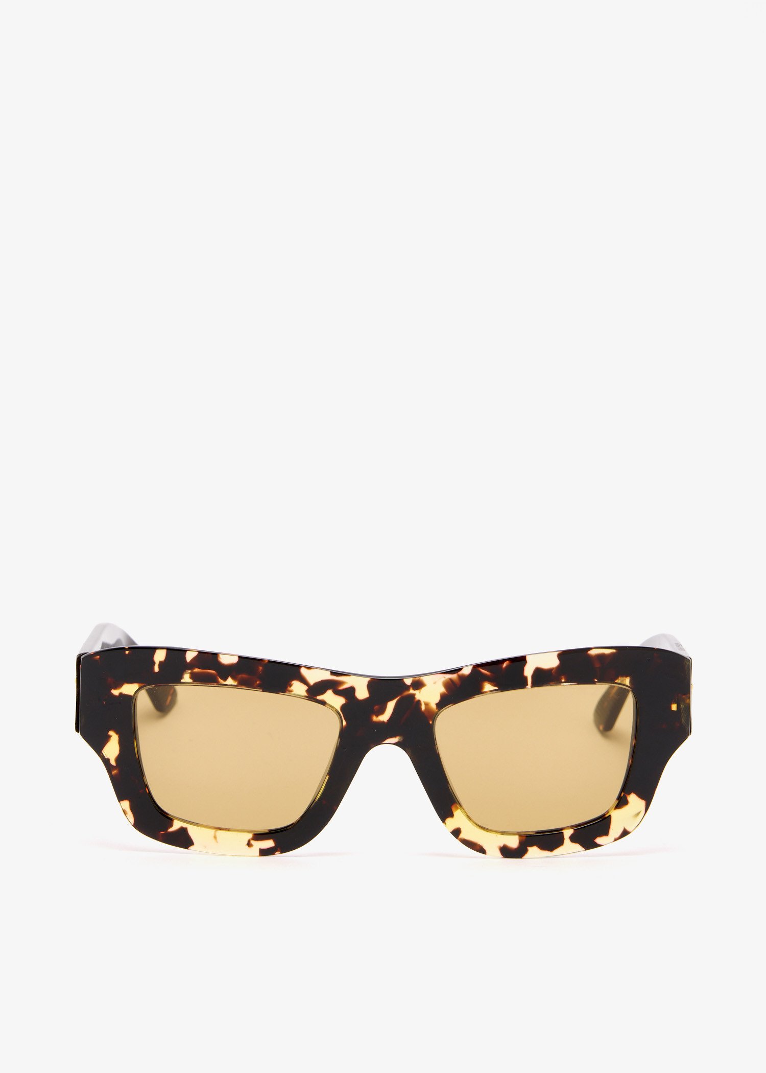 

Tortoiseshell square-framed sunglasses, Brown