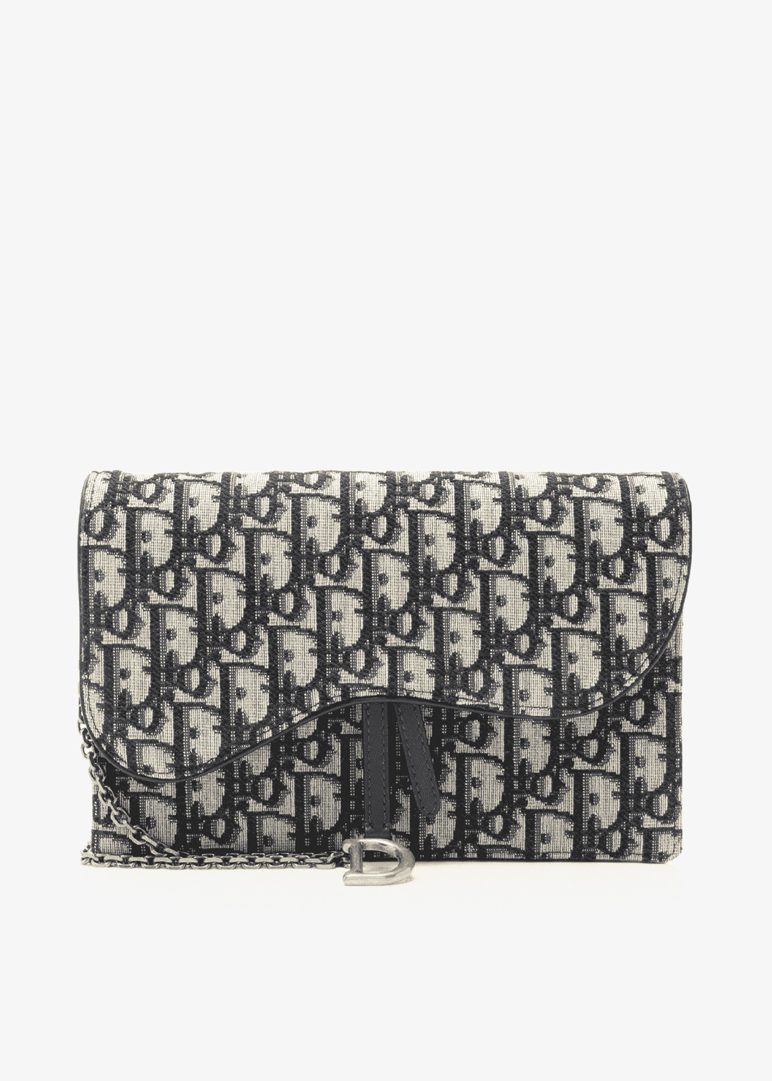 

Medium Saddle chain pouch, Blue