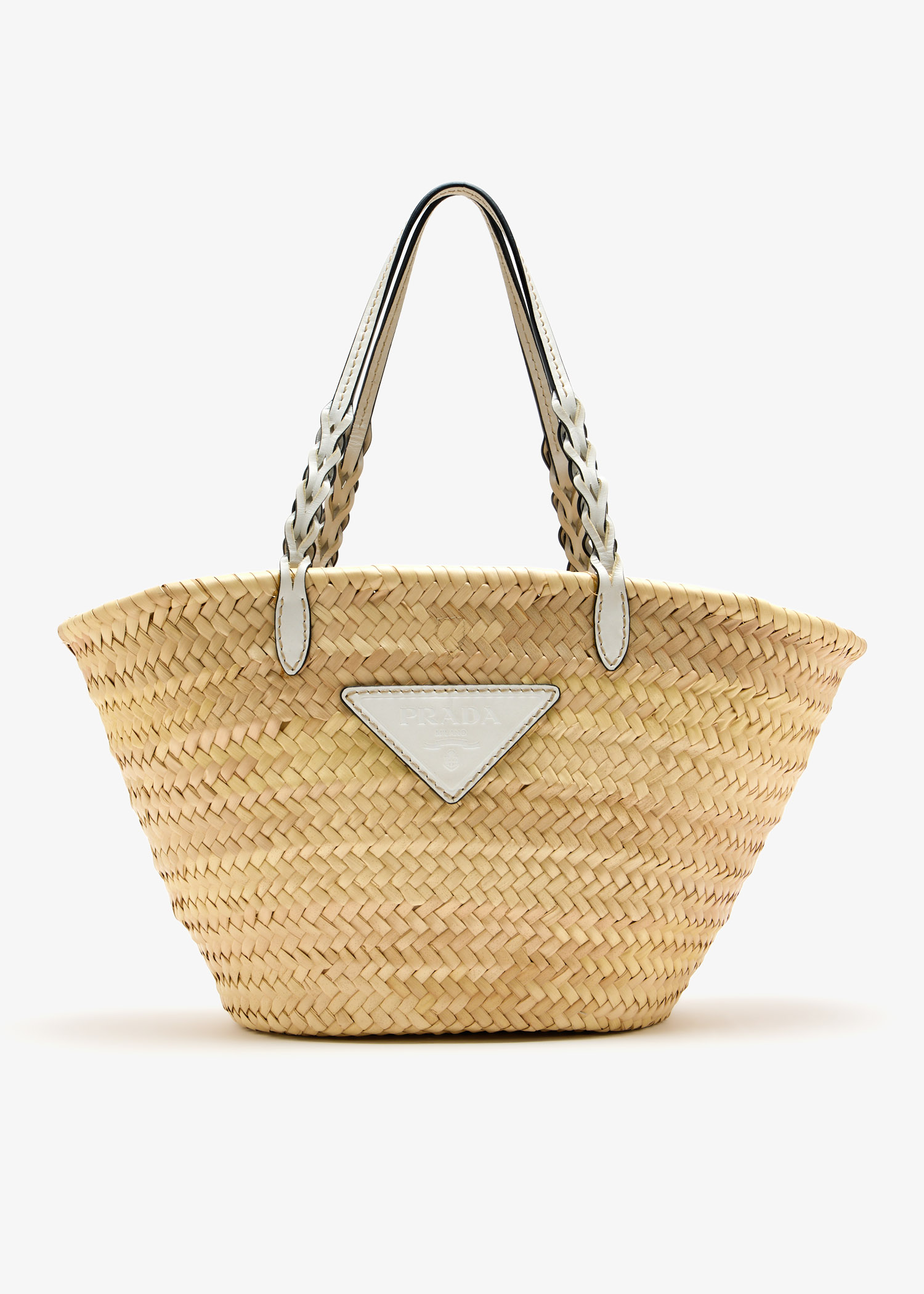 

Palmitto basket tote bag, Beige