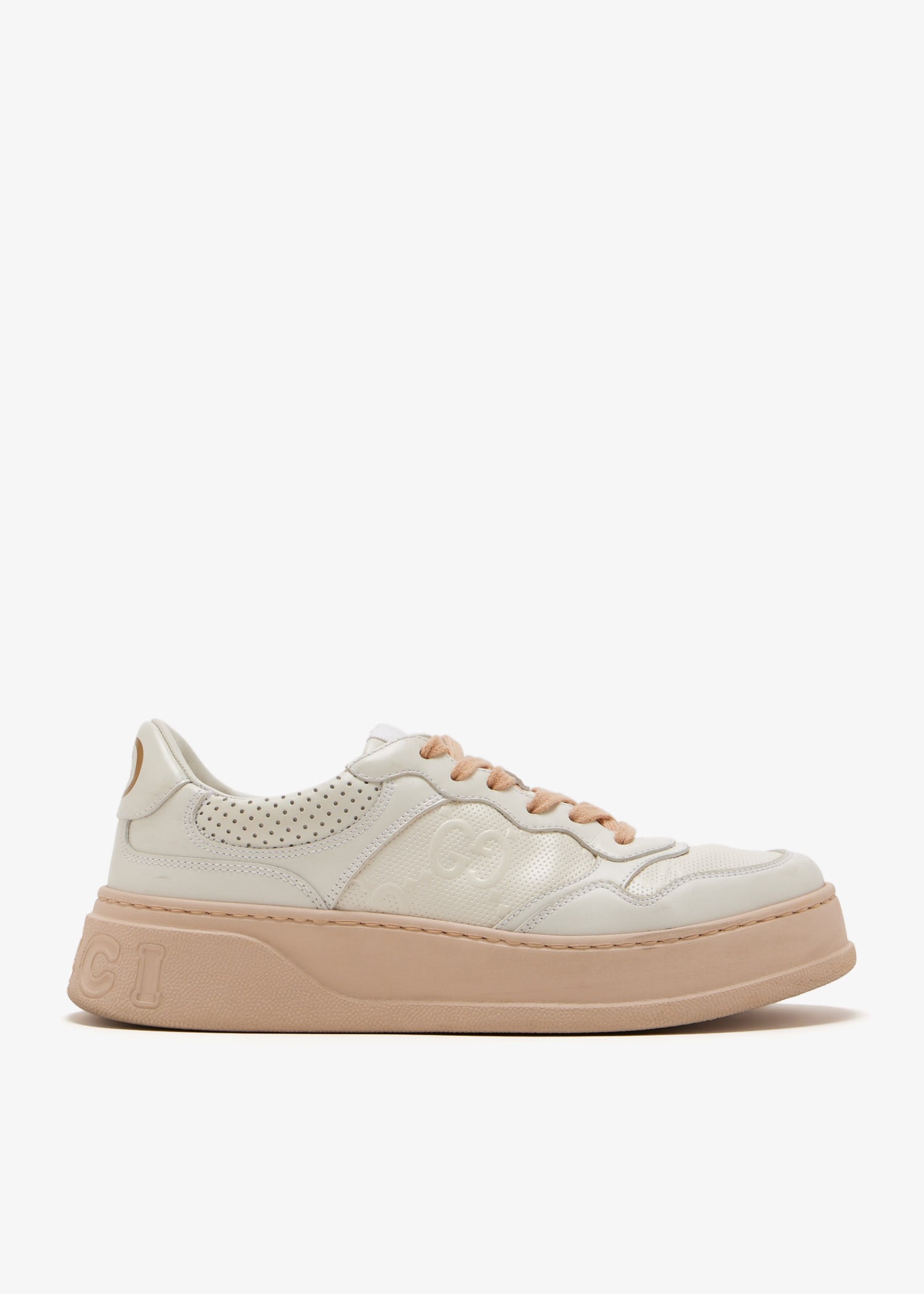 

GG embossed sneakers, White