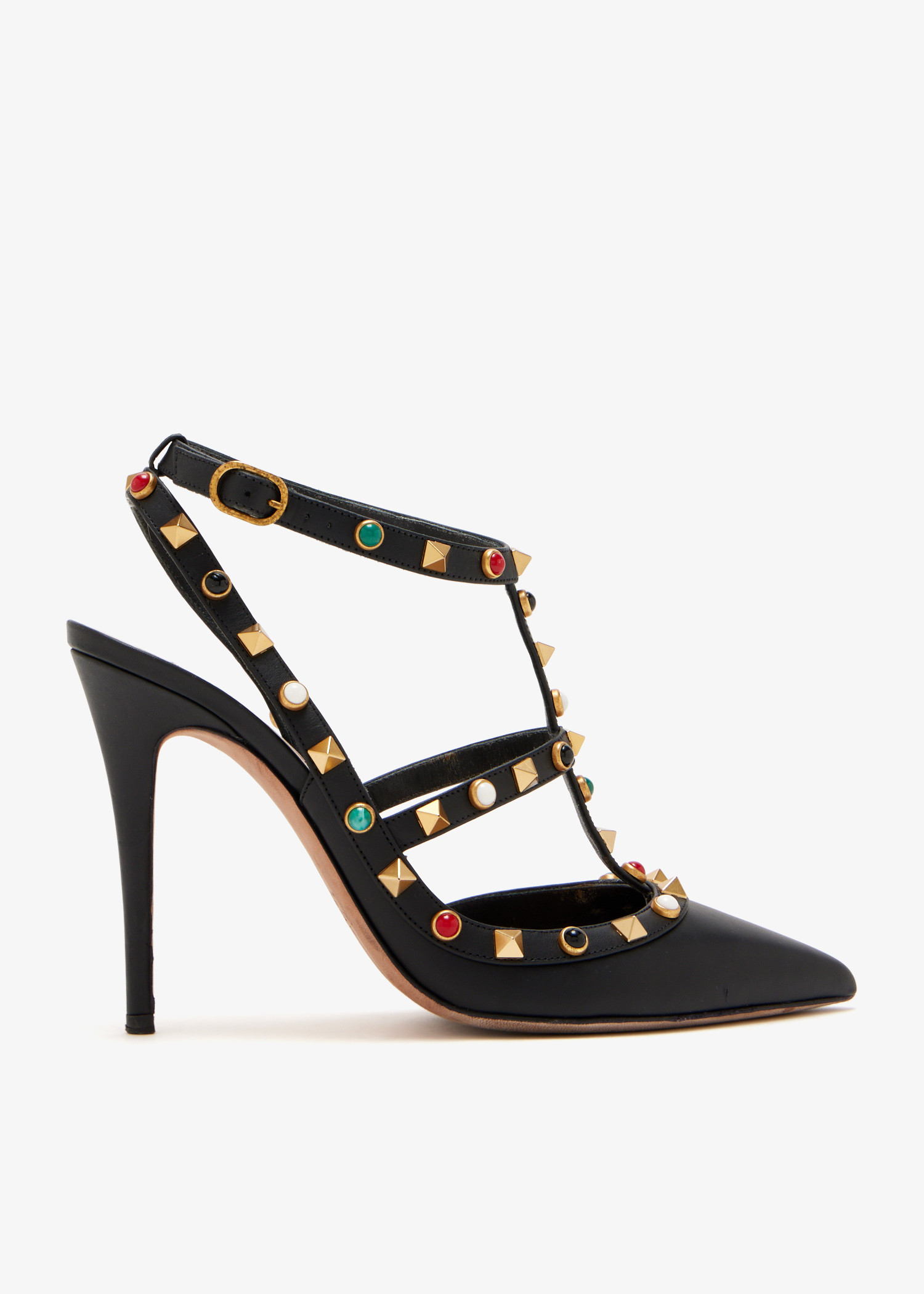 

Rolling Rockstud pumps, Black