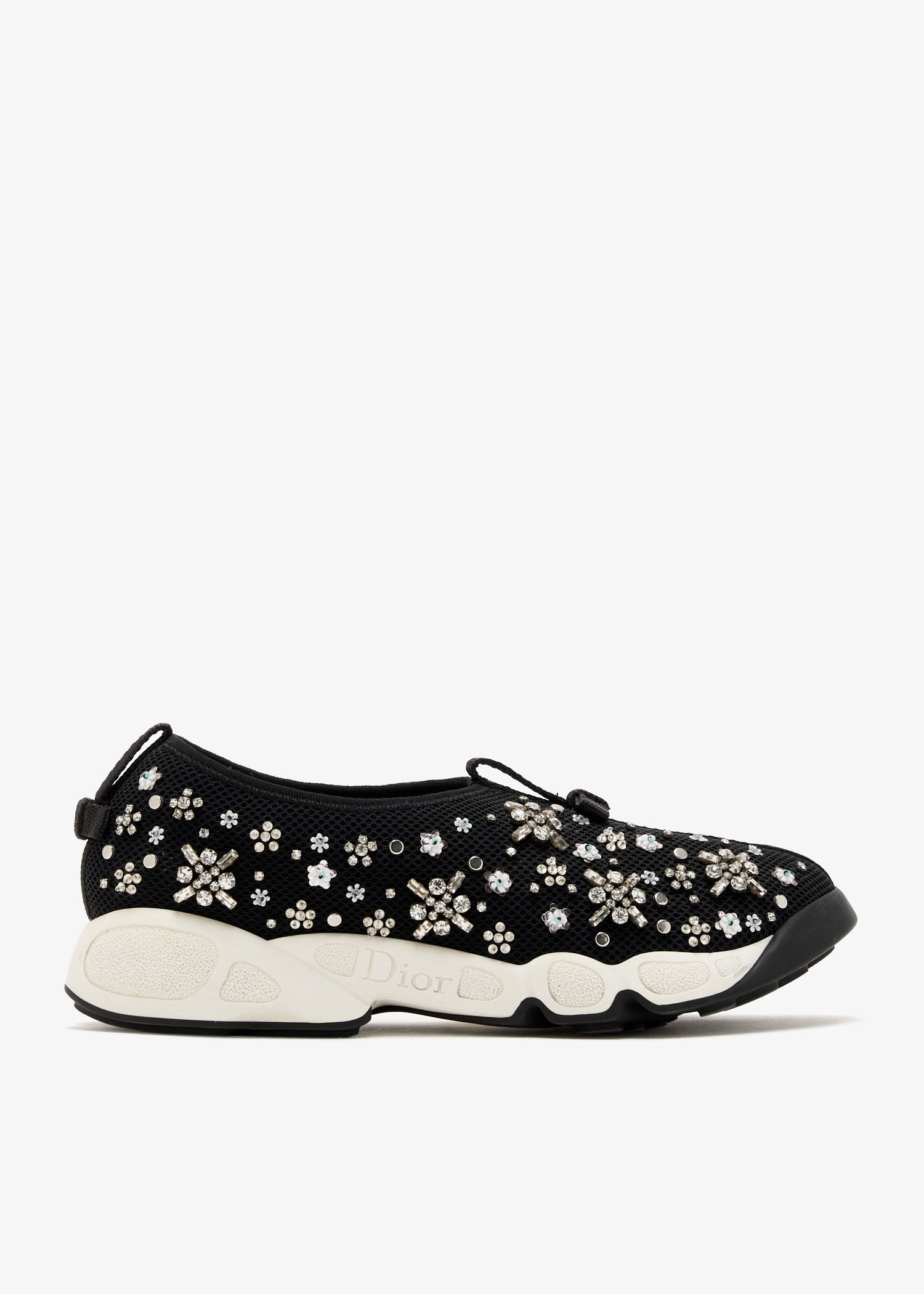 

Fusion embellished sneakers, Black