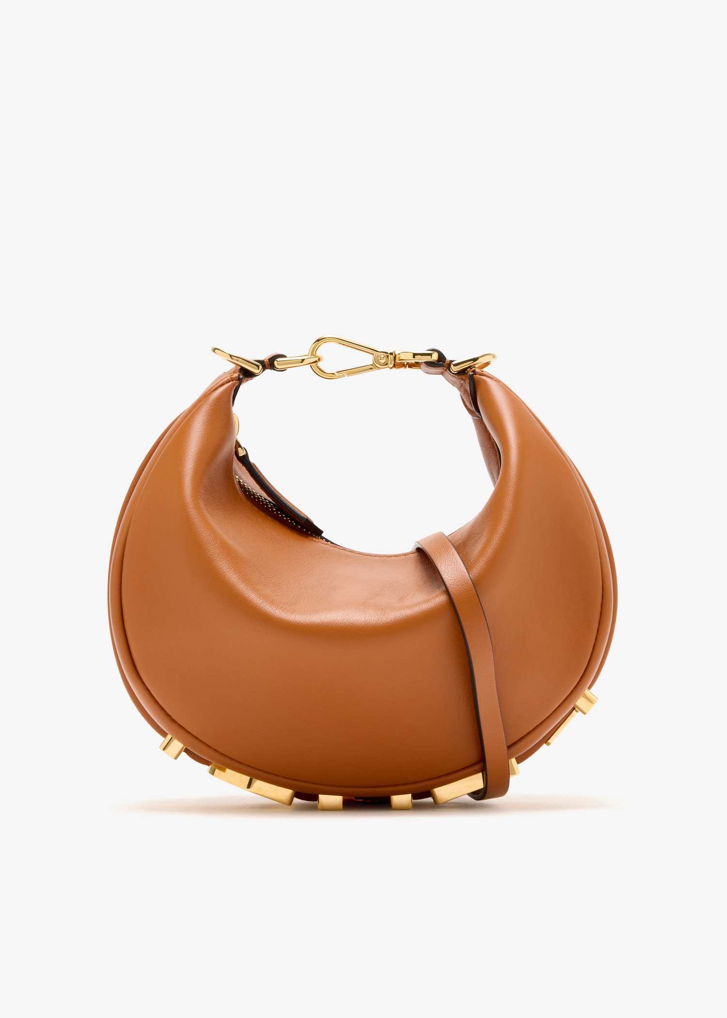 

Fendigraphy mini hobo bag, Brown