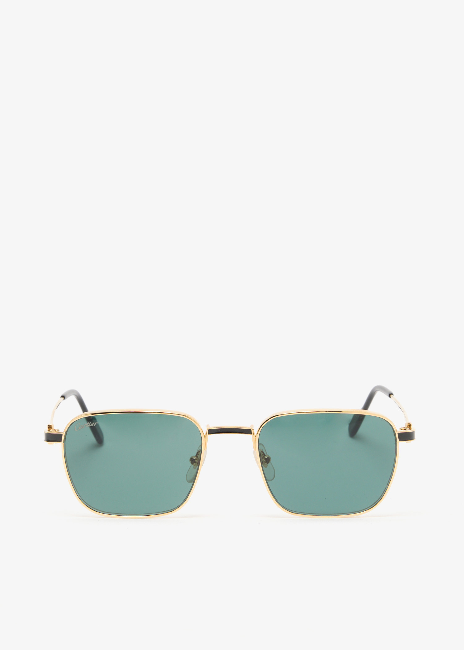 

Square frame sunglasses, Gold