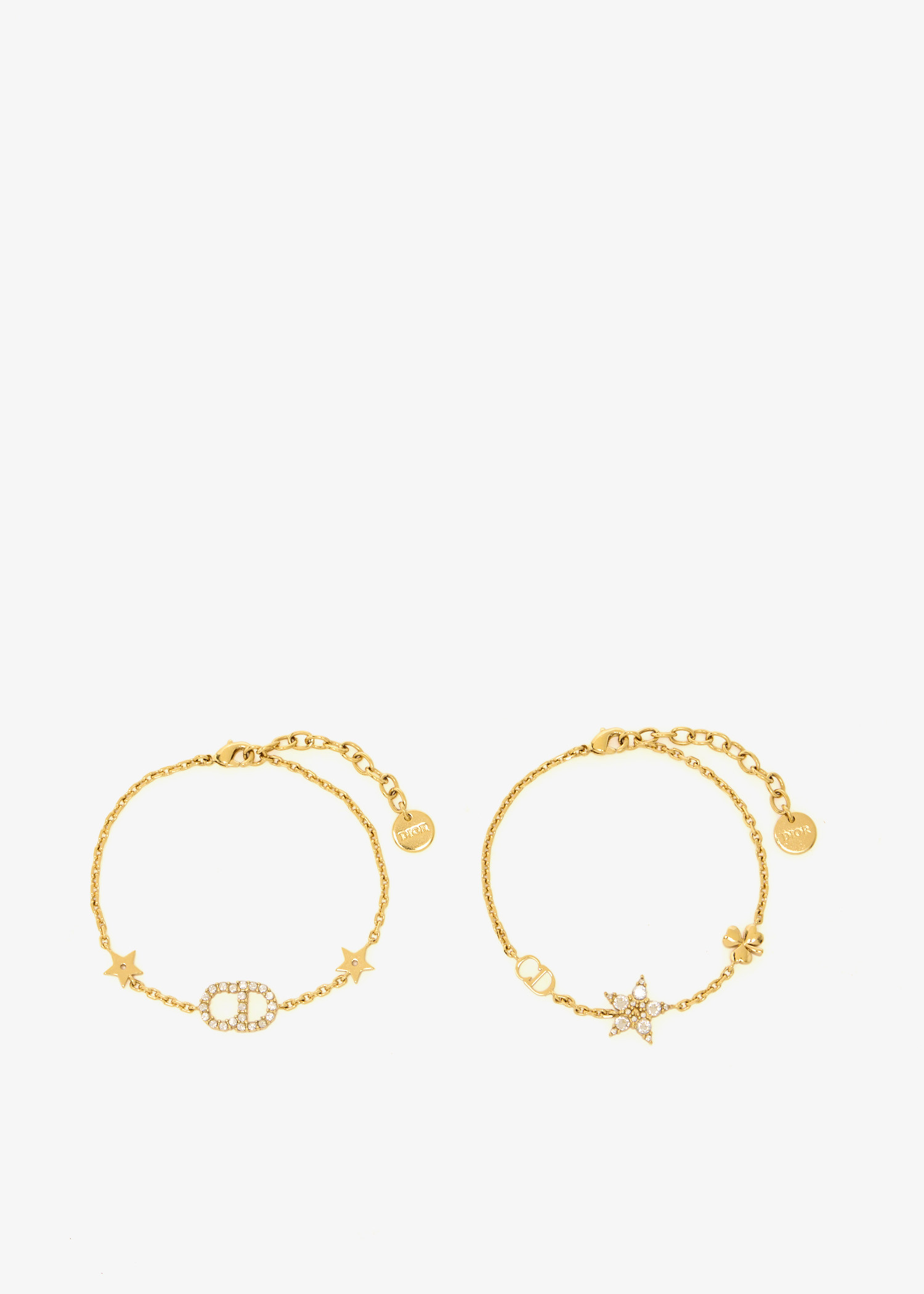 

Petit CD double bracelet, Gold