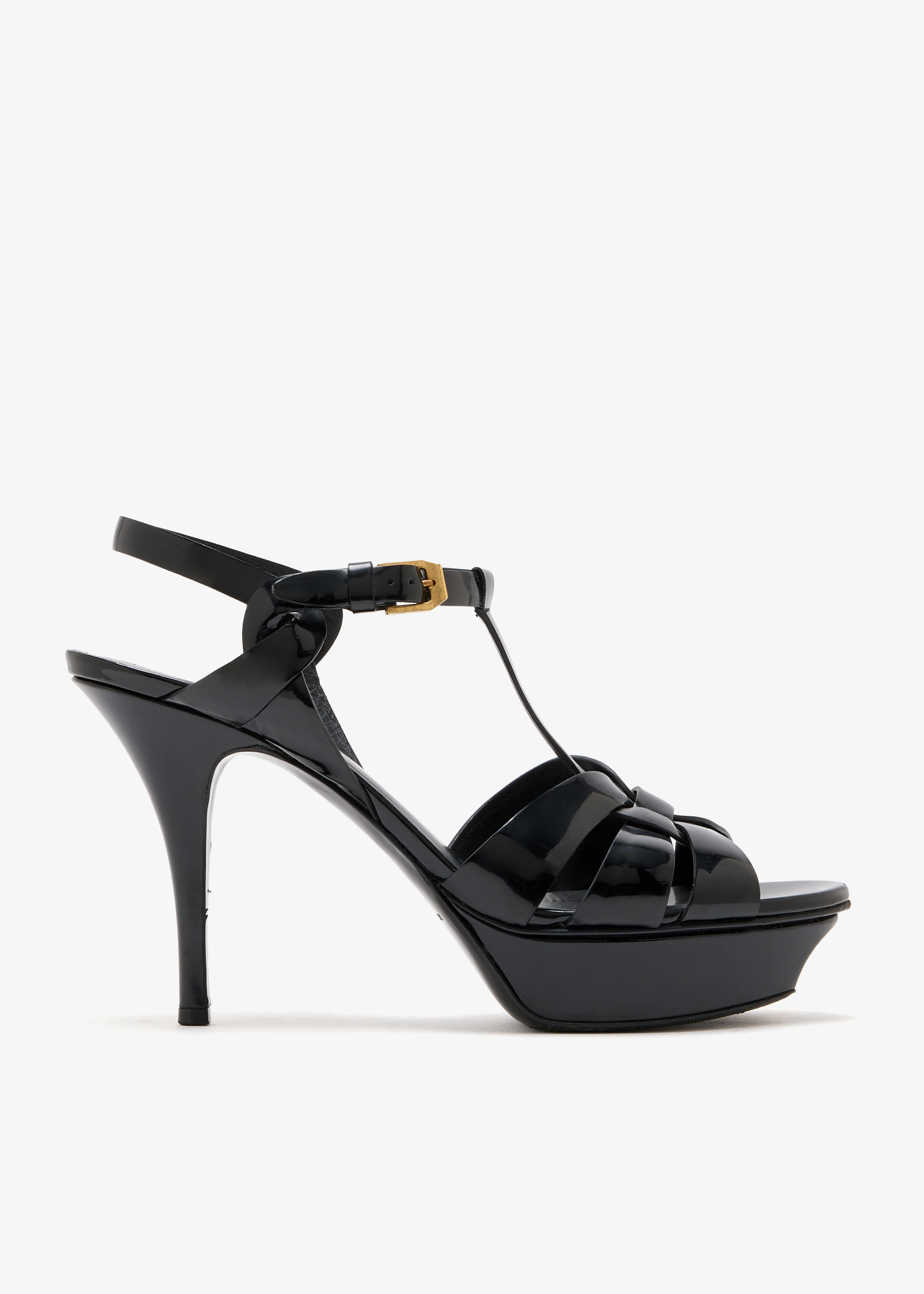 

Tribute platform sandals, Black