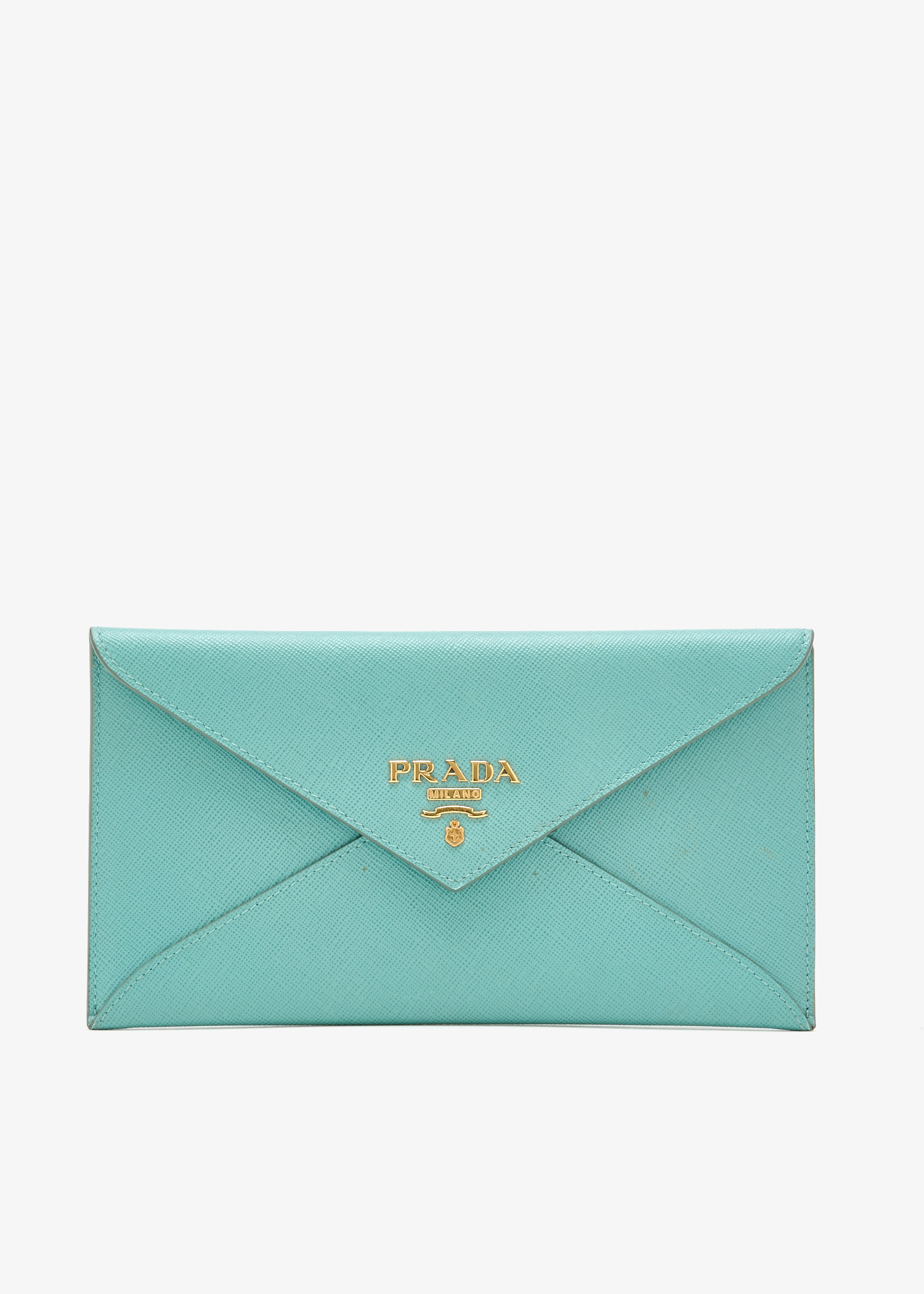 

Logo-Plaque envelope wallet, Blue