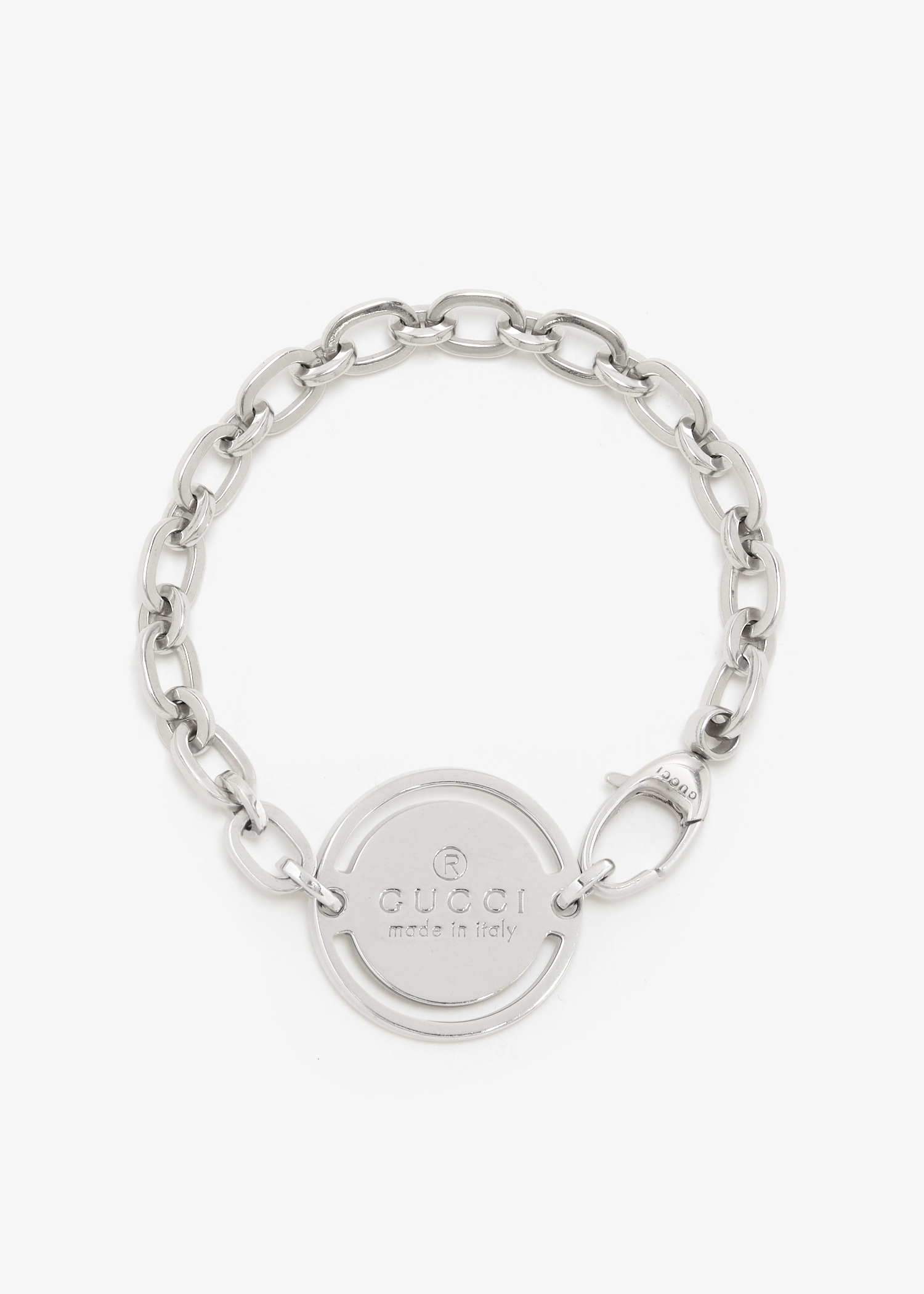 

Disk Link bracelet, Silver