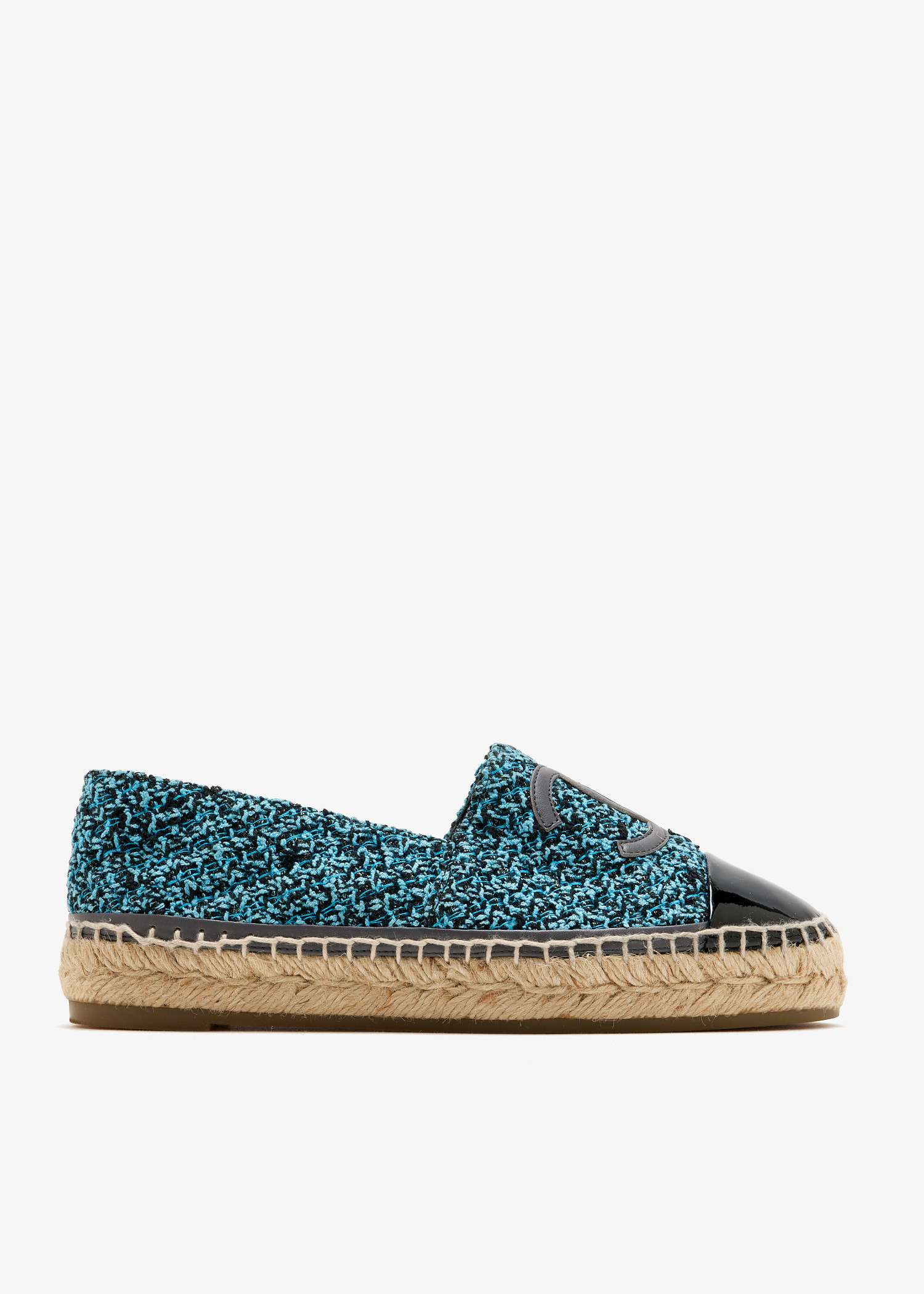 

Glittered CC Cap Toe espadrilles, Blue