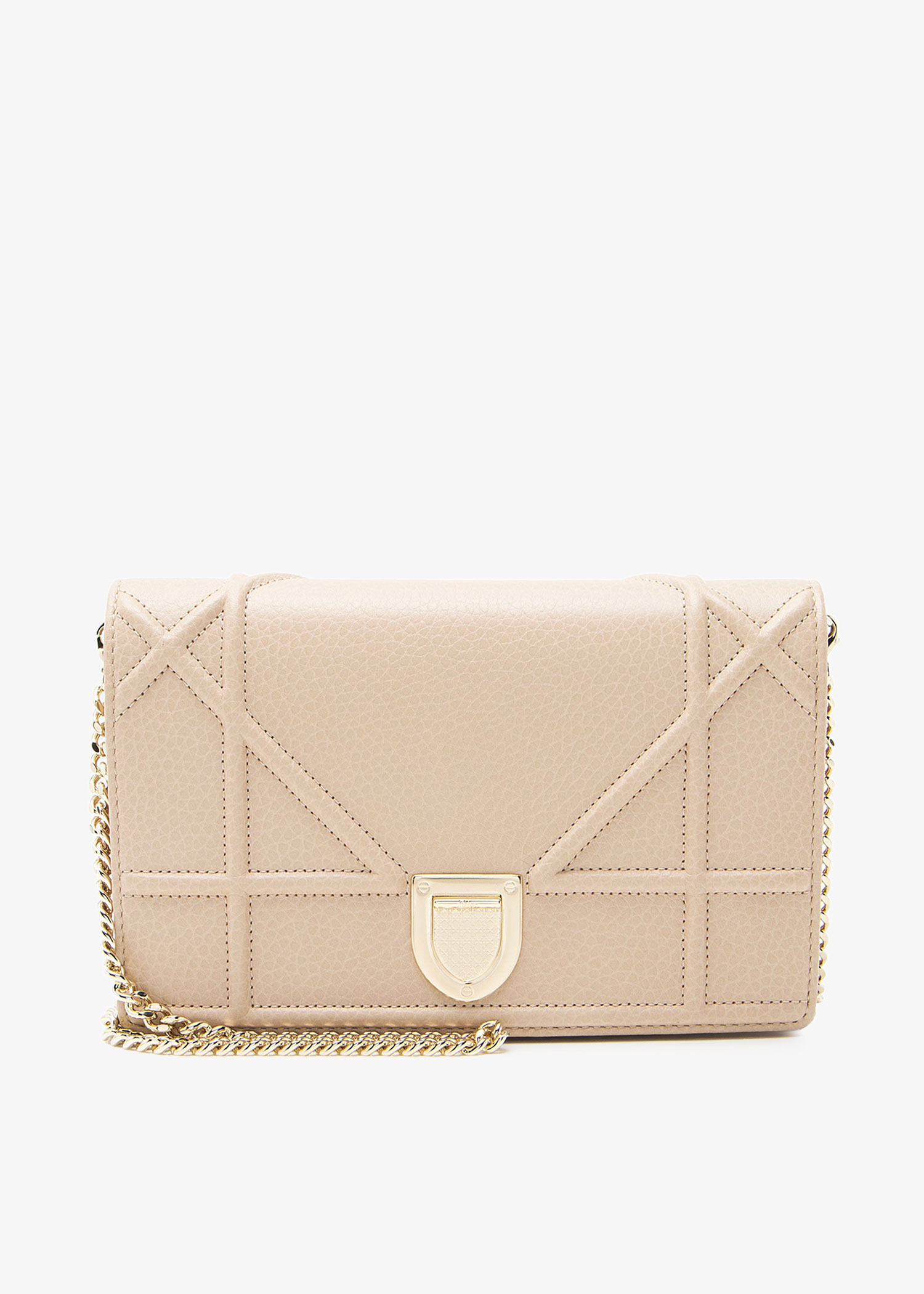 

Diorama chain wallet, Beige