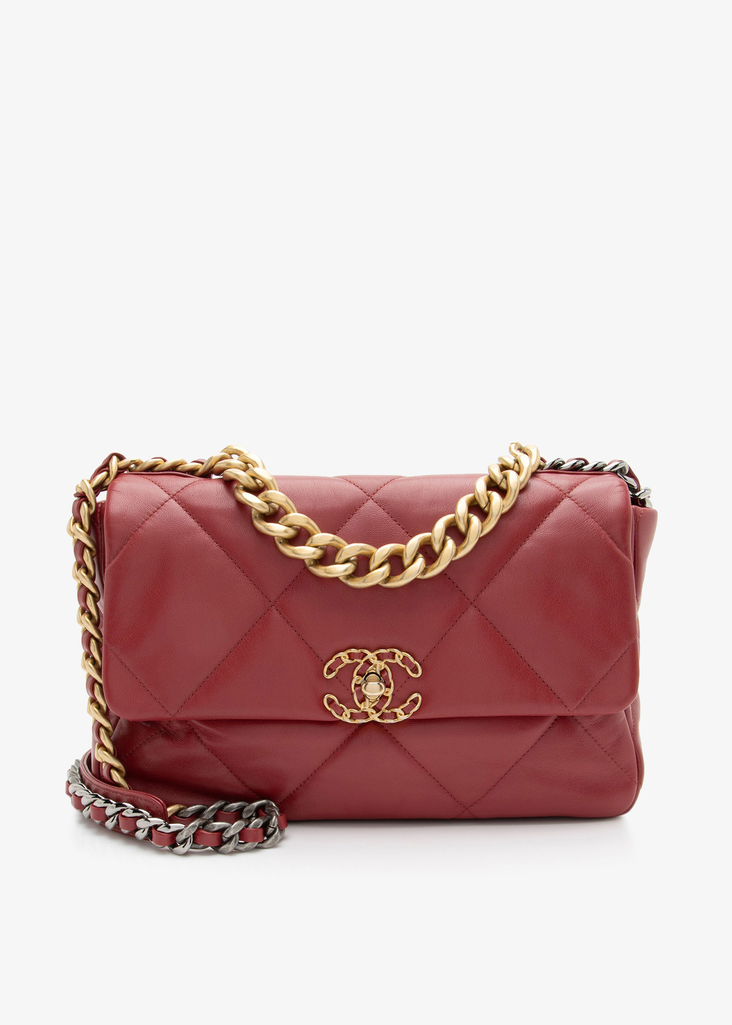 

Large 19 Flap shoulder bag, Red