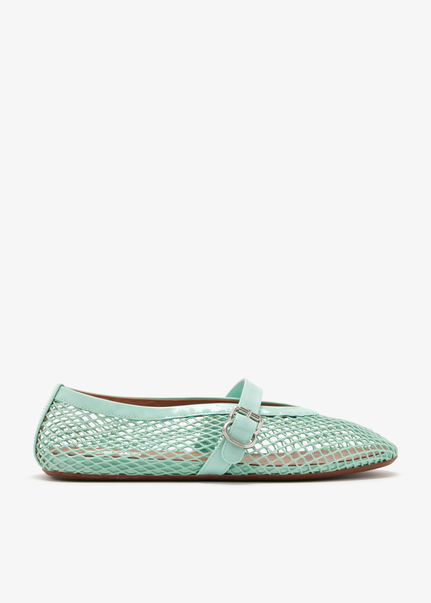 

Mesh Fishnet ballerinas, Green