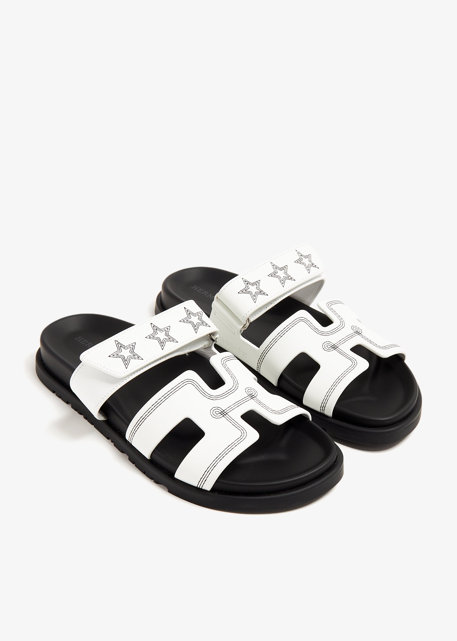 

Chypre sandals, White