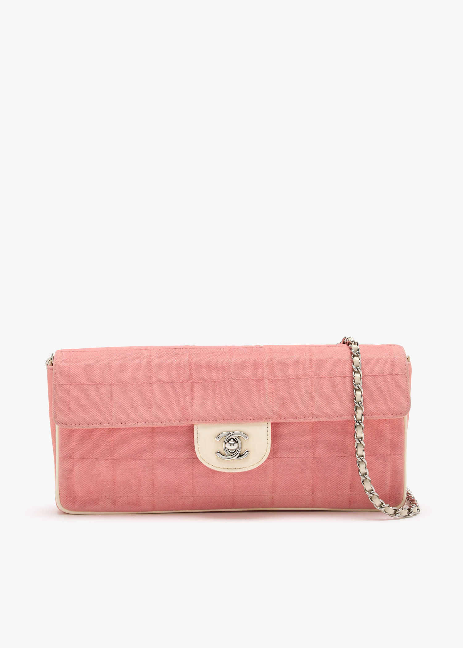 

Chocolate Bar East West flap bag, Pink