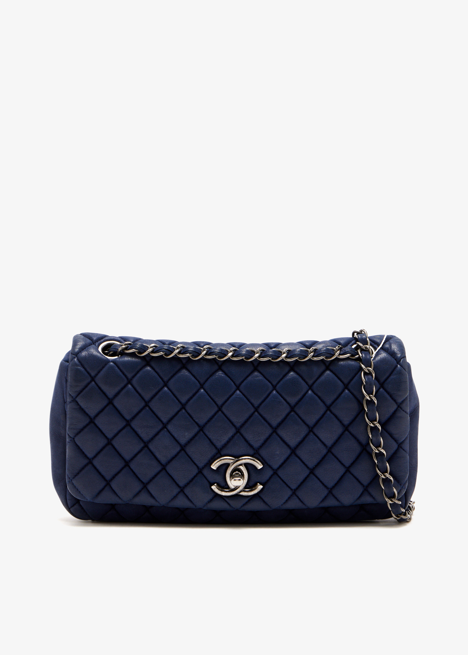 

Bubble flap shoulder bag, Blue