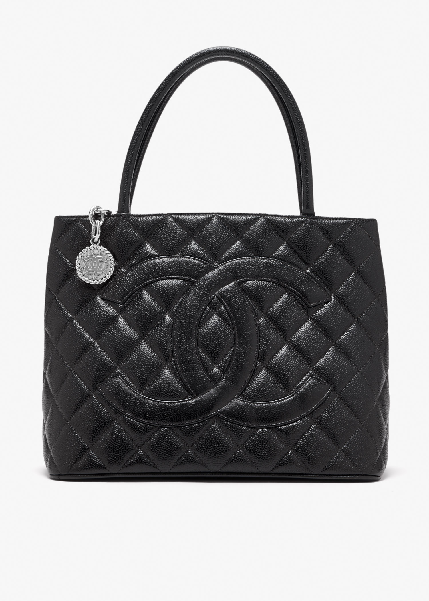 

Caviar Medallion tote bag, Black