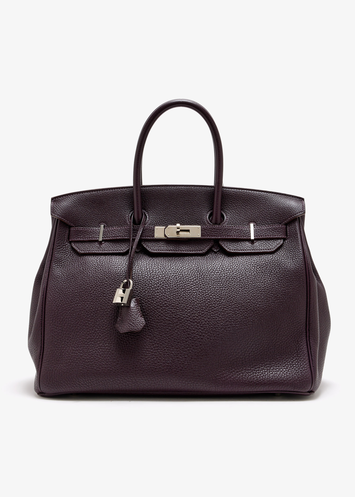

Togo Birkin Retourne 35 bag, Burgundy