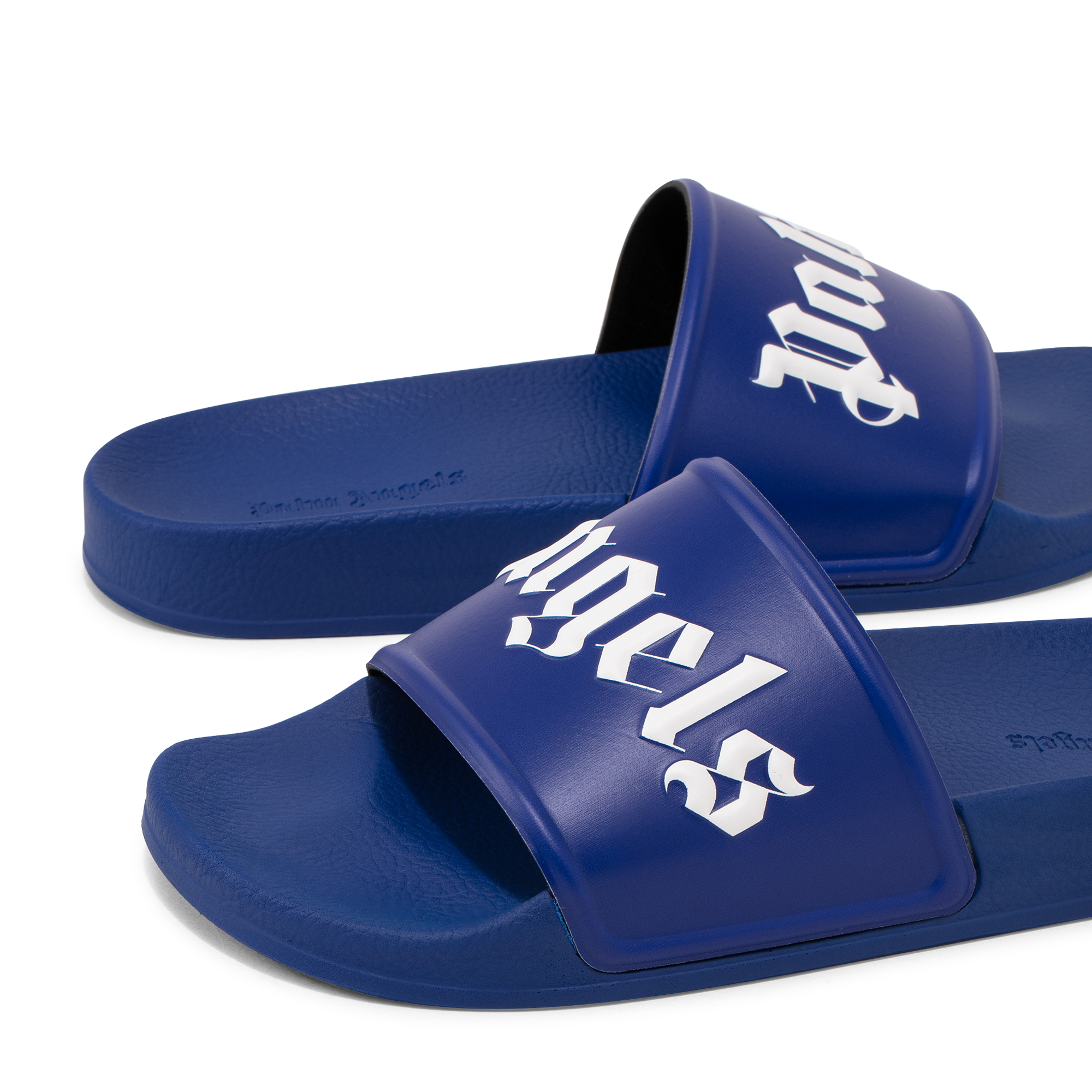 

Logo pool slides, Blue