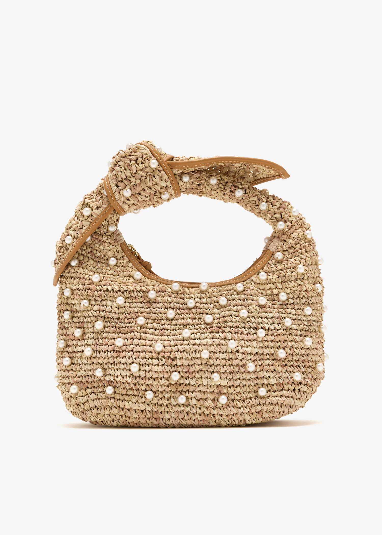 

The Josie Knot Pearl bag, Beige