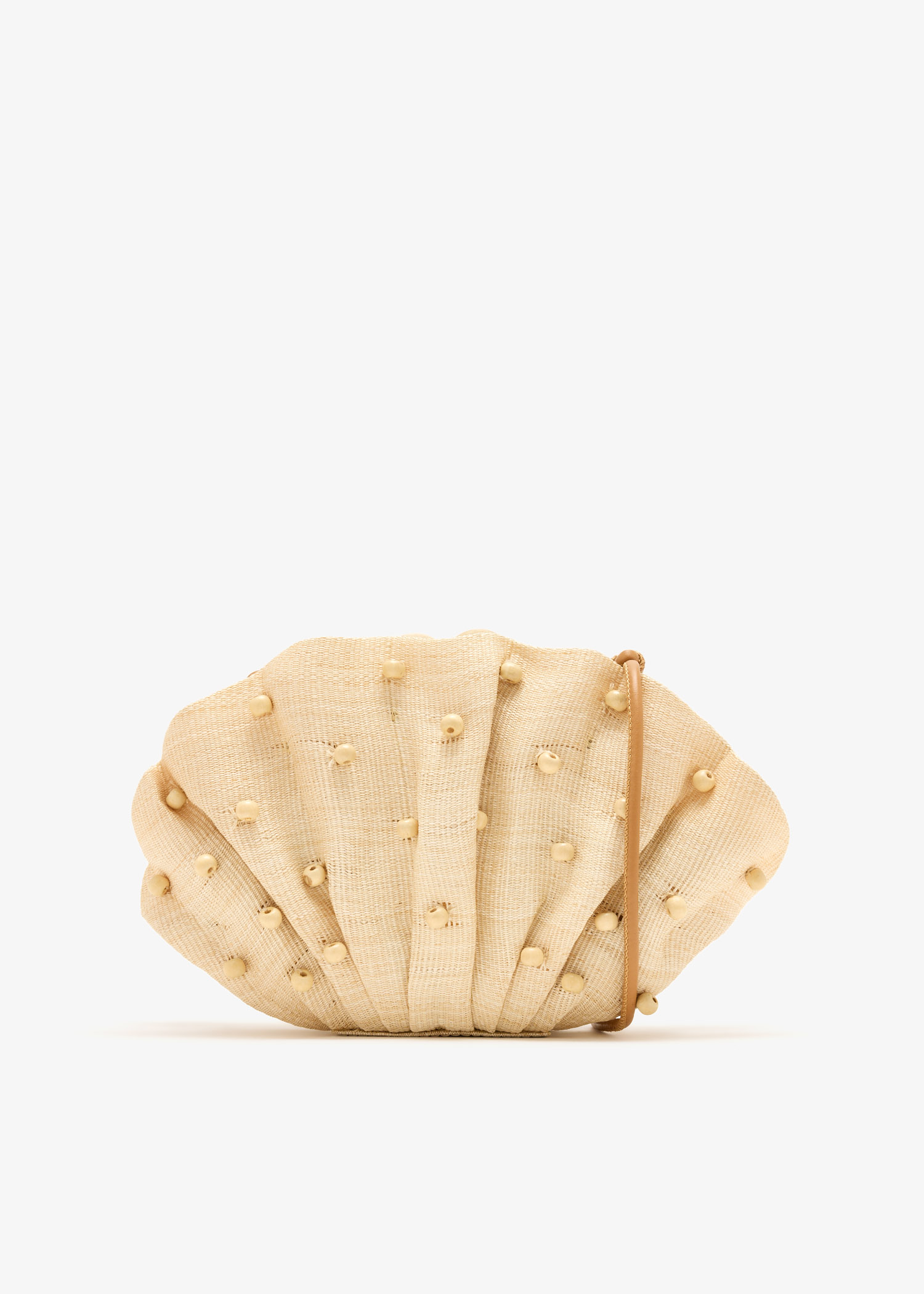 

The Origami Scallop bag, Beige
