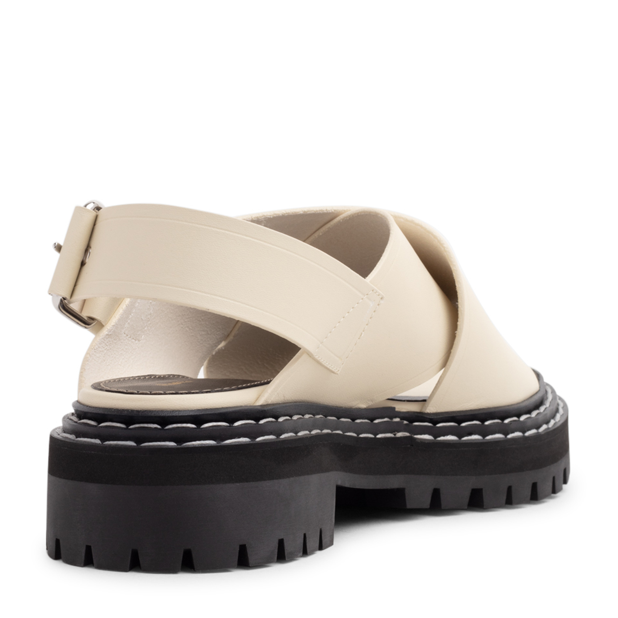 

Lug sole sandals, White