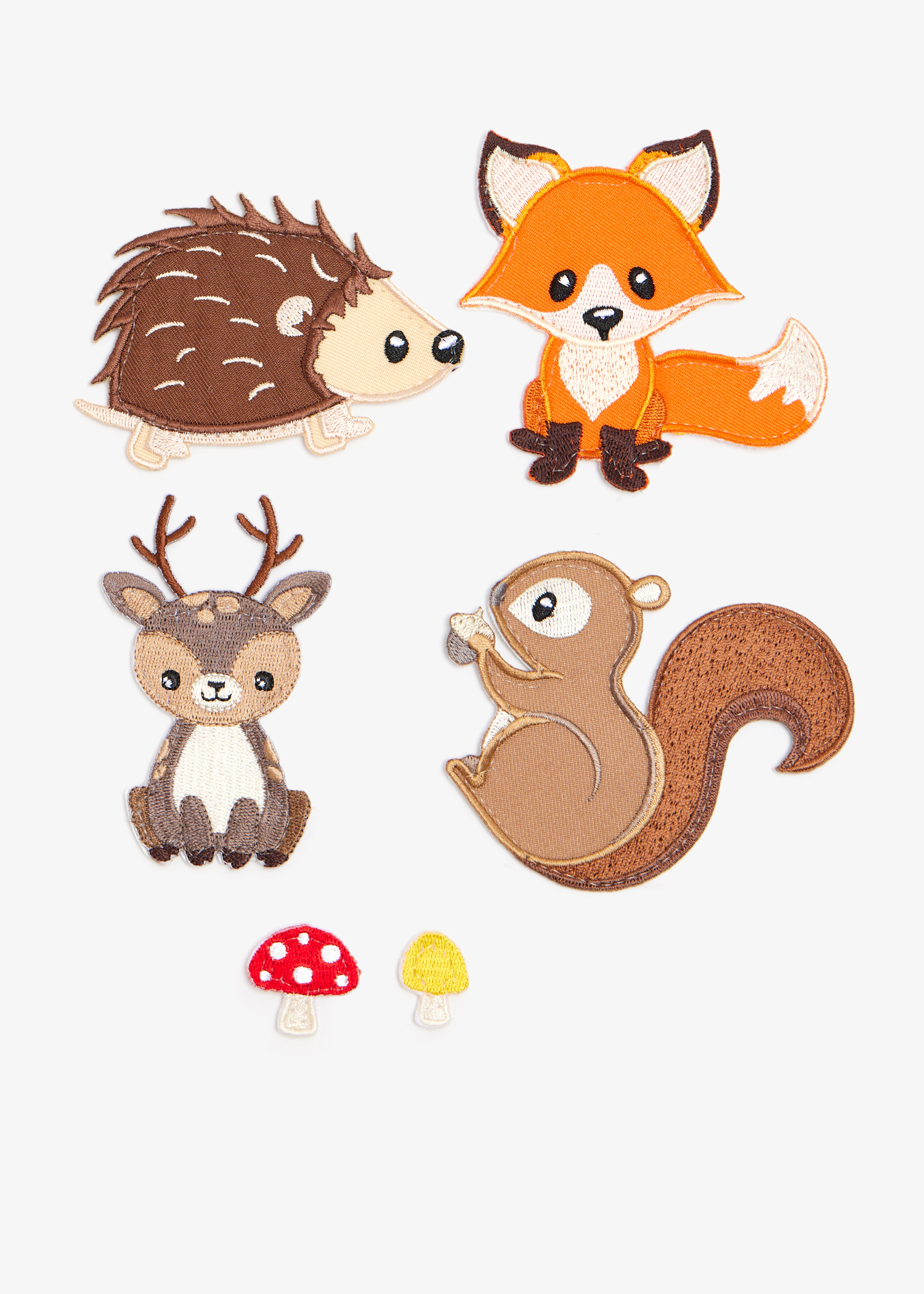 

Woodland Friends patch set, Multicolored