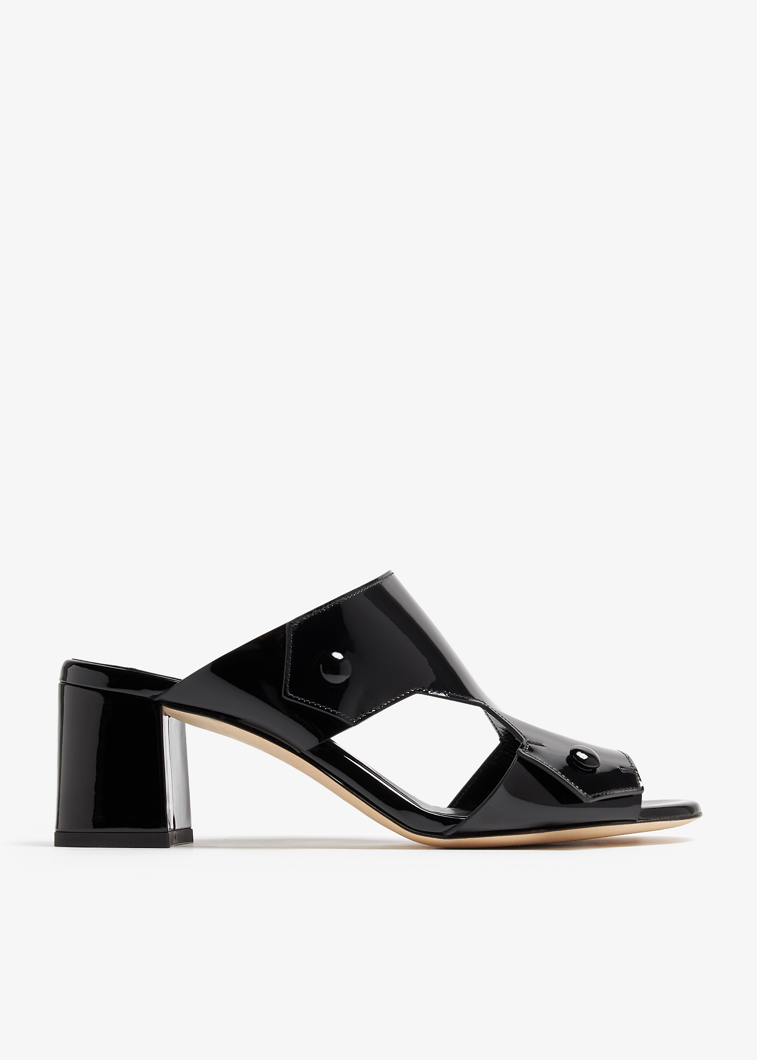 

Cepida Agnesa mules, Black