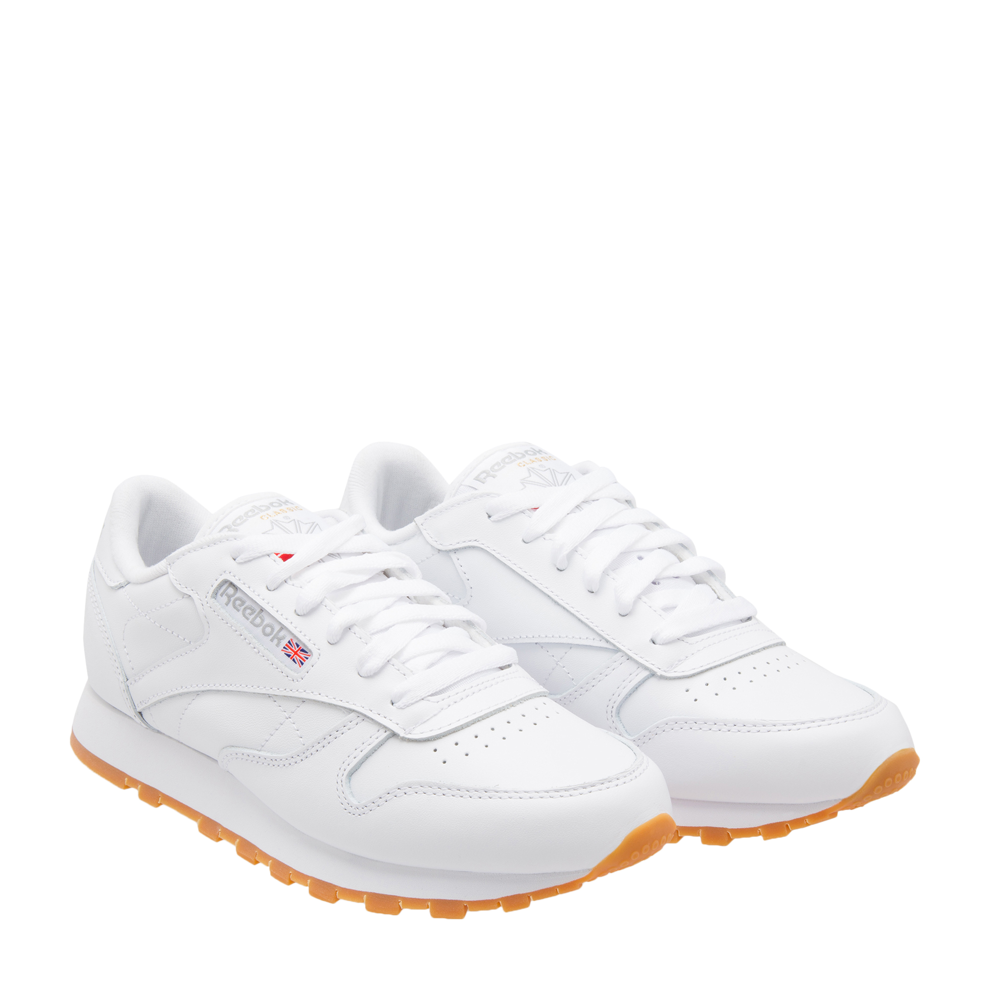 

Classic leather sneakers, White